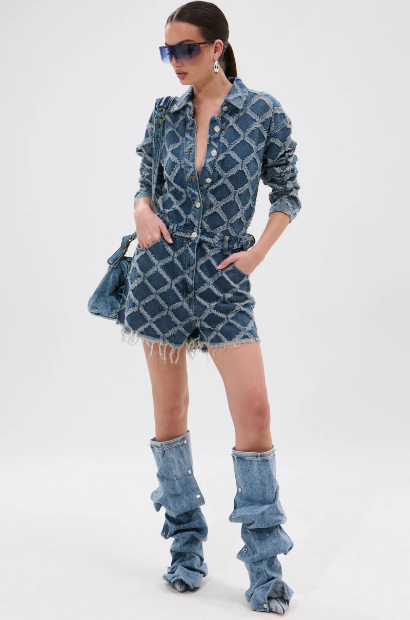 IT GIRL DENIM ROMPER - Image 8