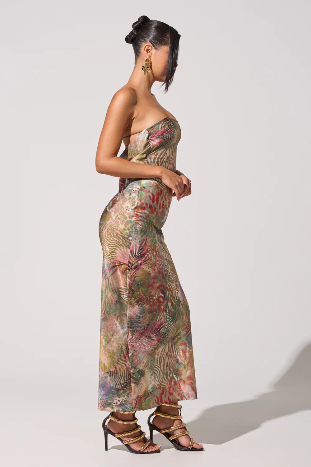 IT GIRL SATIN MAXI DRESS - Image 5