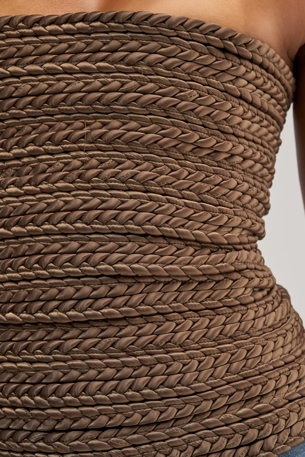 JANE SATIN BRAIDED CORSET - Image 9