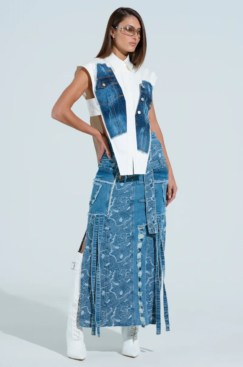 JAYDA BUTTON UP SHIRT - Image 7