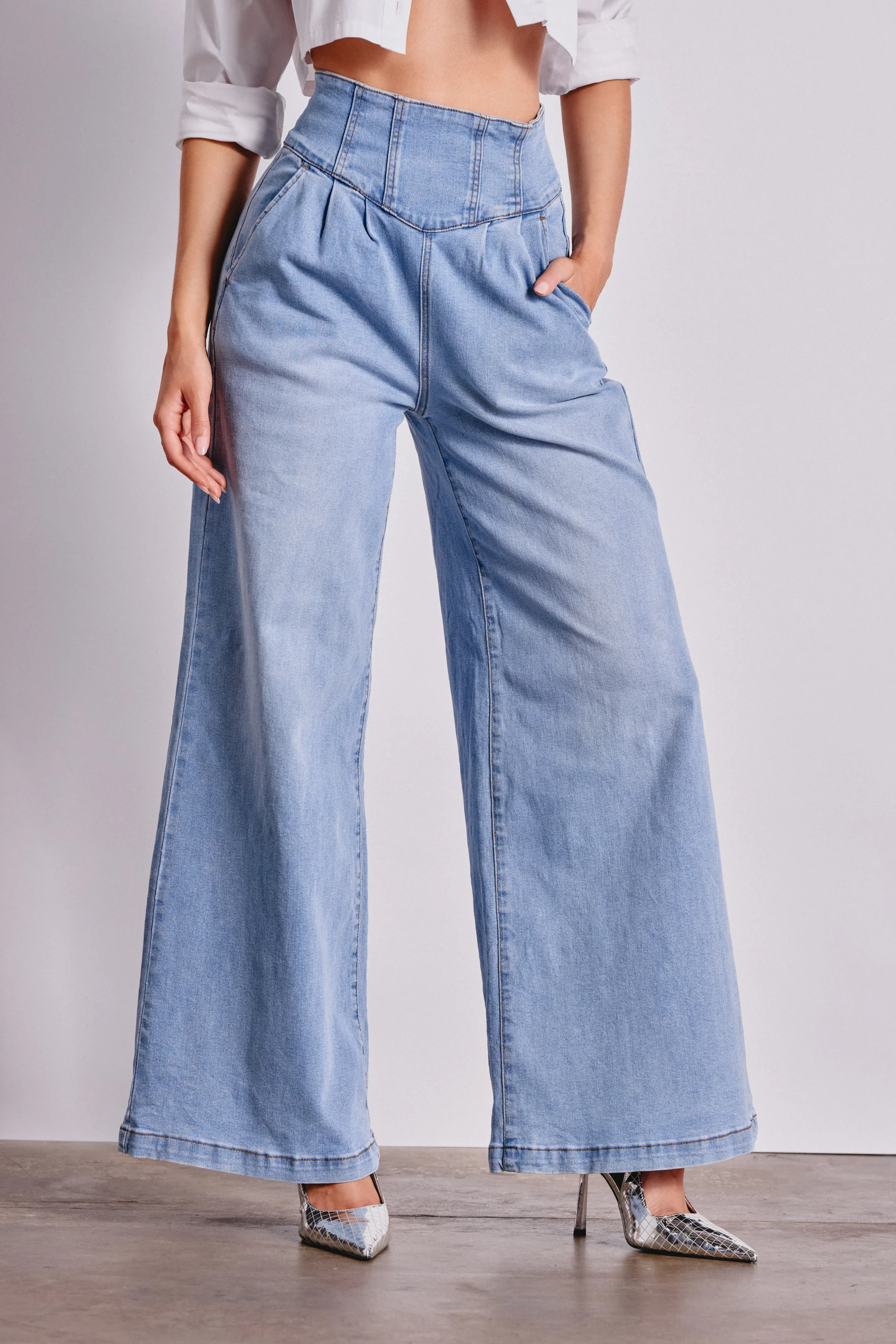JENNY WIDE LEG DENIM - Image 2