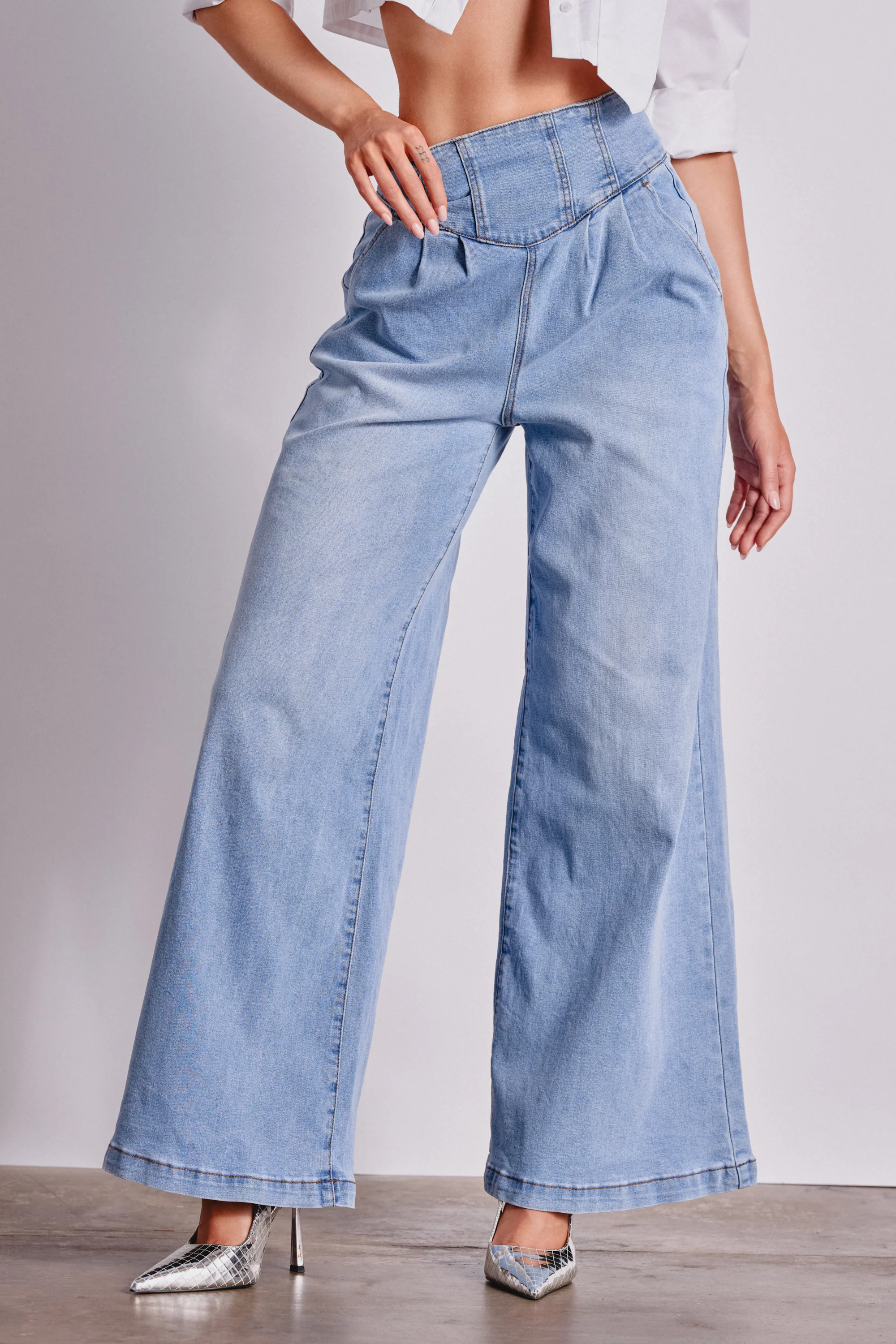 JENNY WIDE LEG DENIM - Image 3
