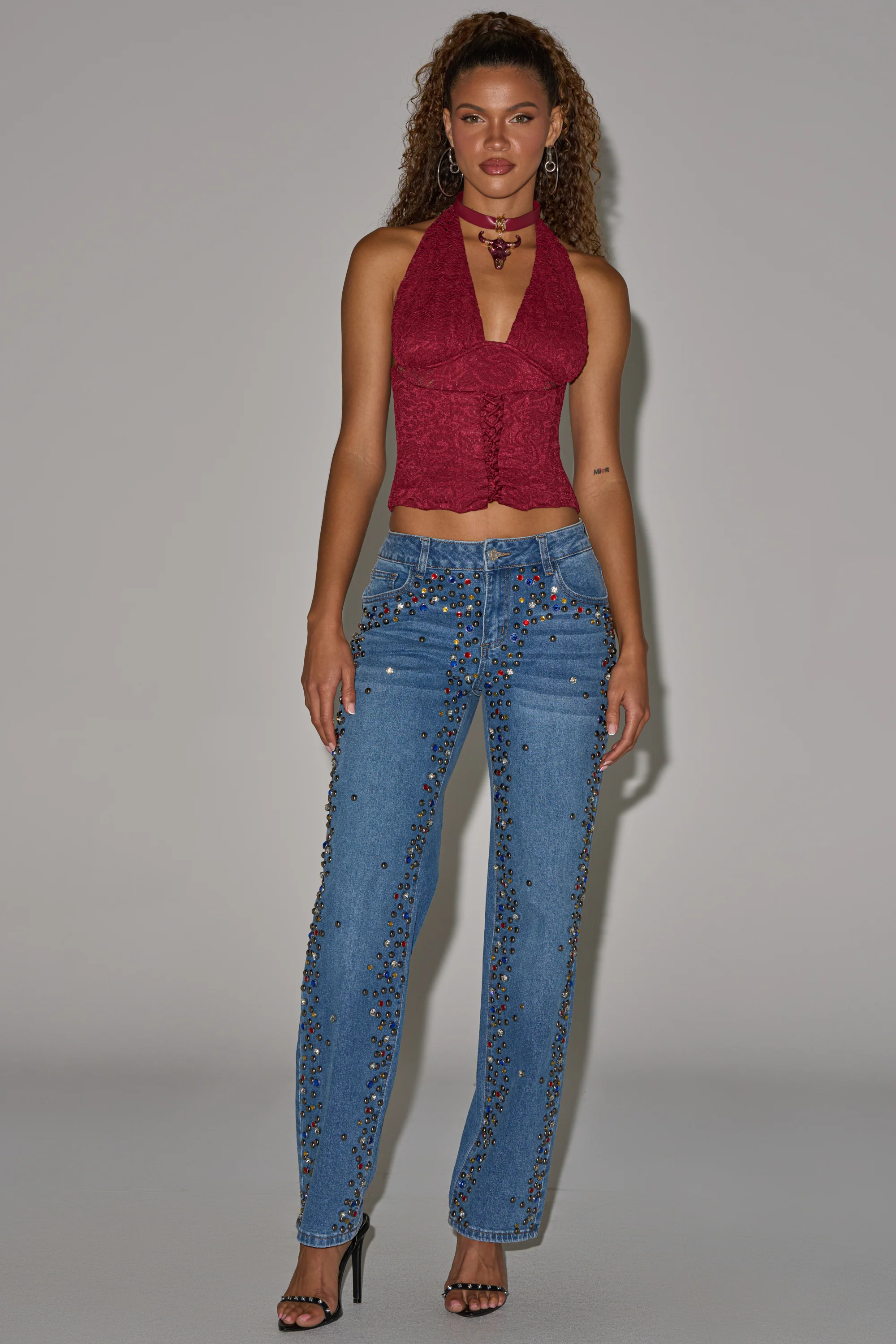JESSIE RHINESTONE DENIM - Image 10