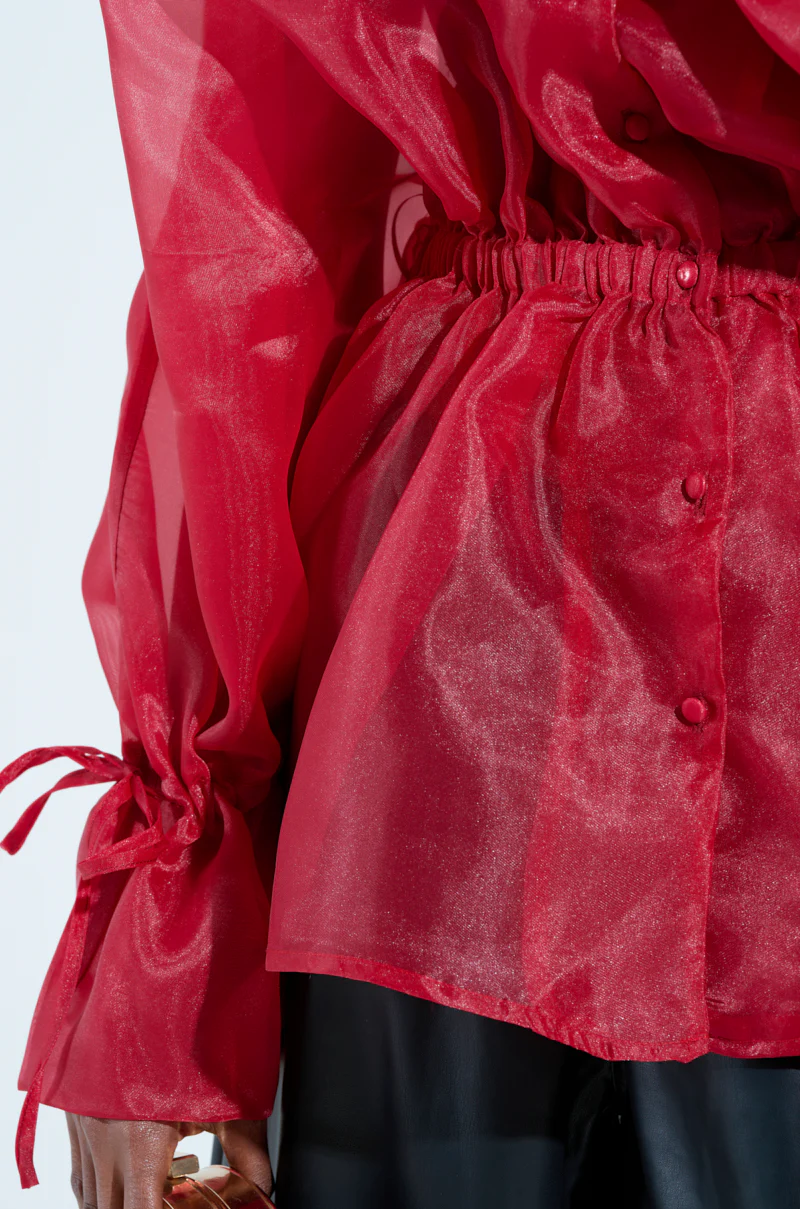 JULIA BUTTON DOWN BLOUSE - Image 6