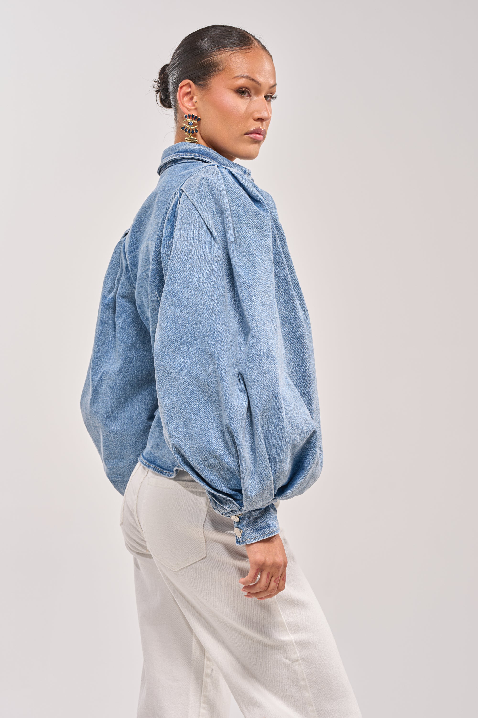 JULIANA DENIM BLOUSE - Image 4