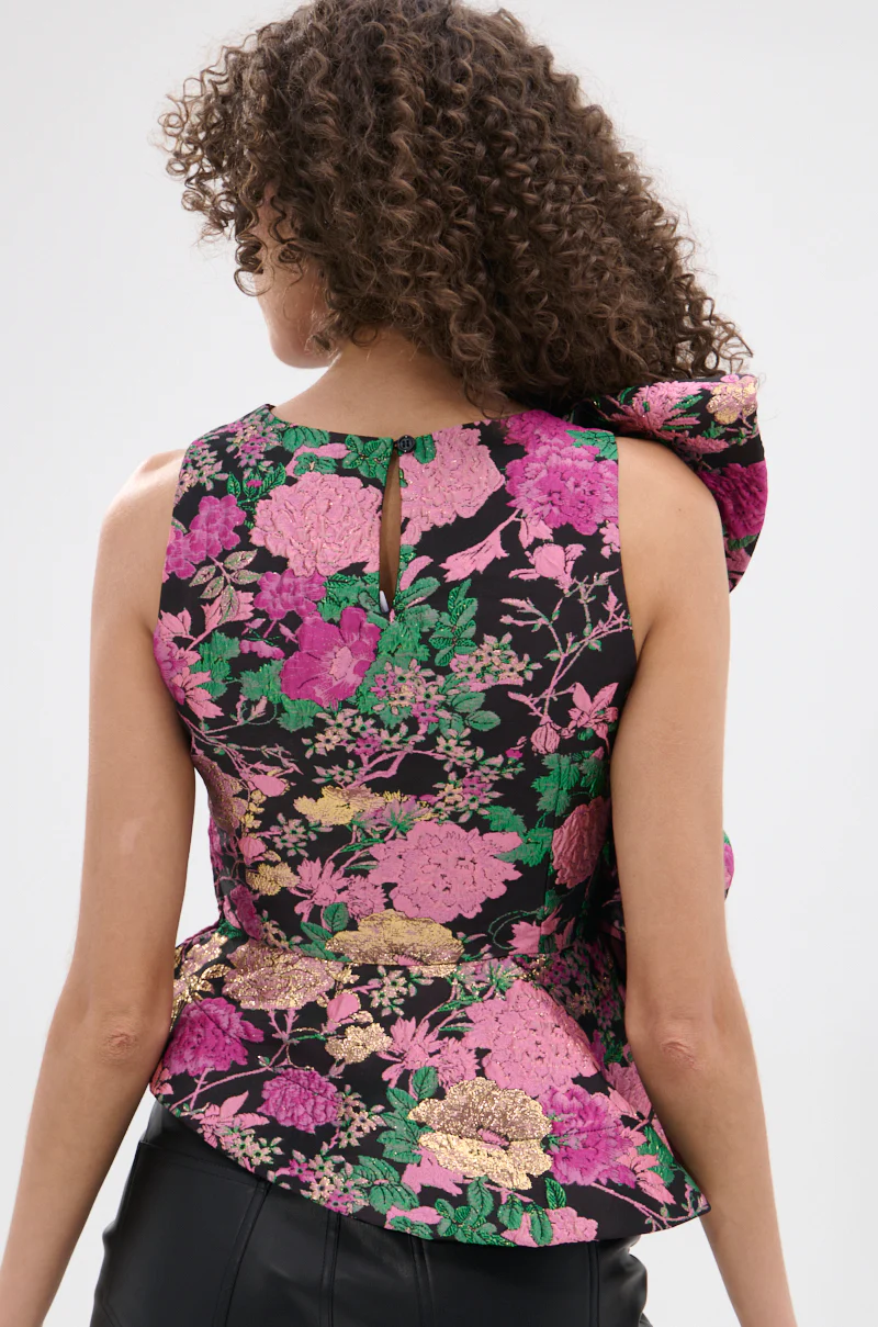JULIETTE EXAGGERATED RUFFLE BLOUSE - Image 6