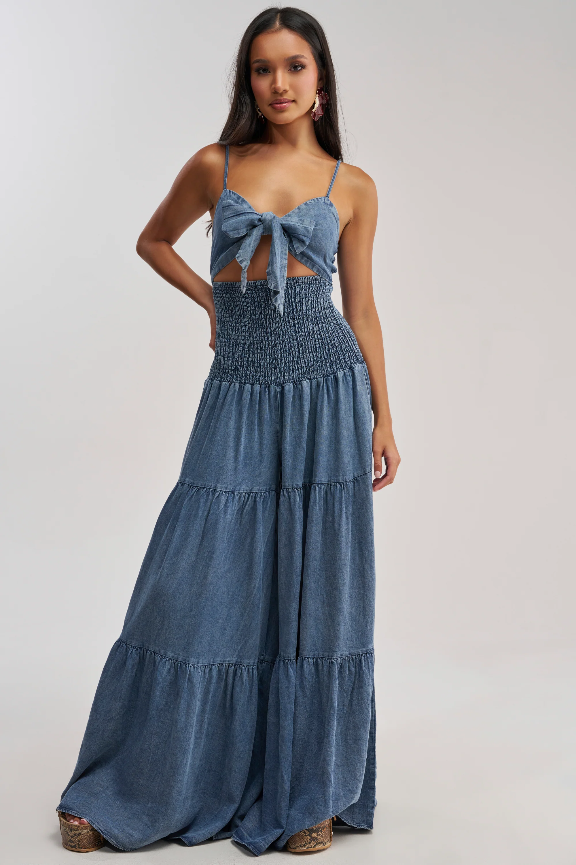 JUMPIN AROUND DENIM JUMPSUIT - Image 2