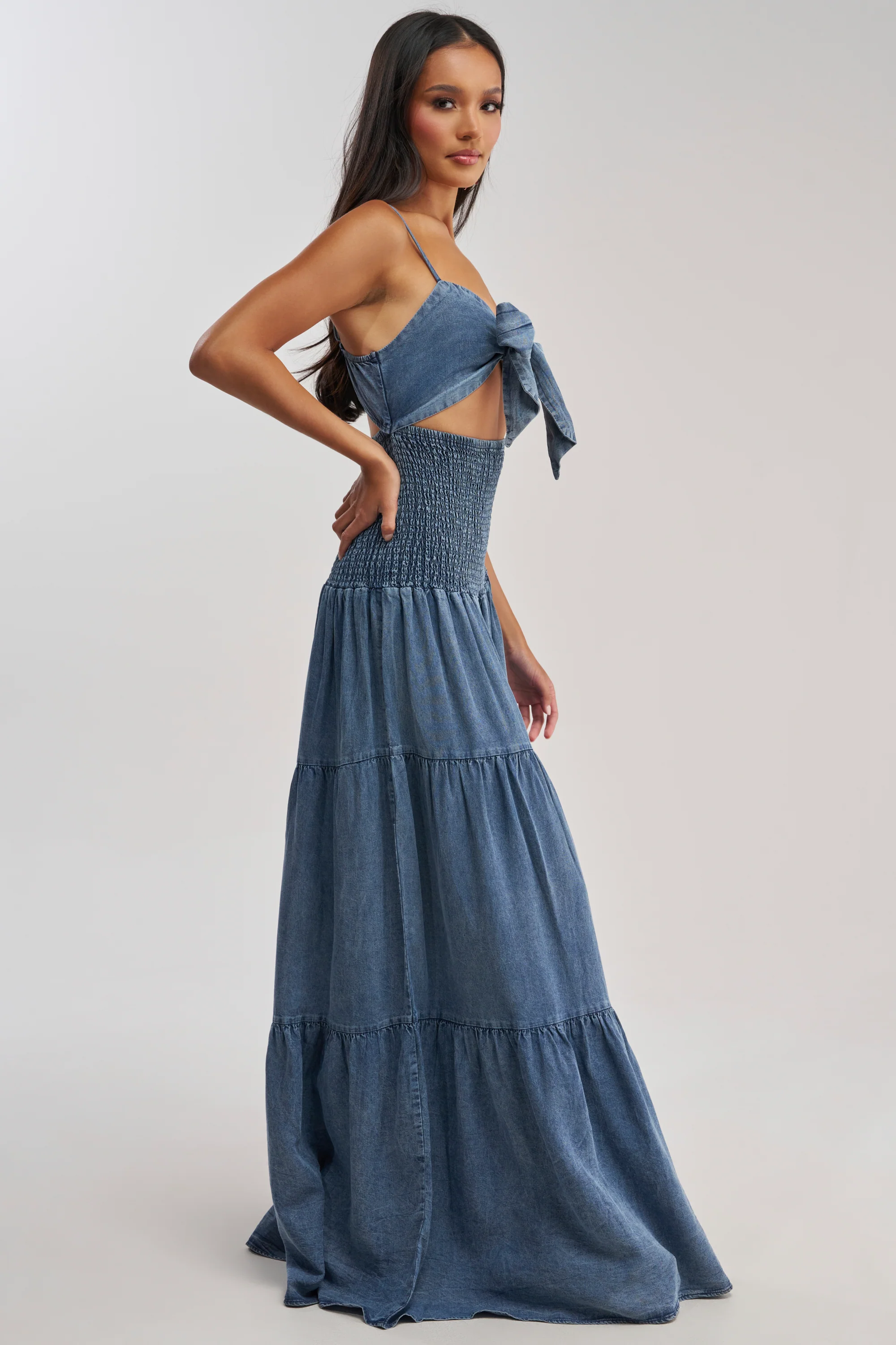 JUMPIN AROUND DENIM JUMPSUIT - Image 4
