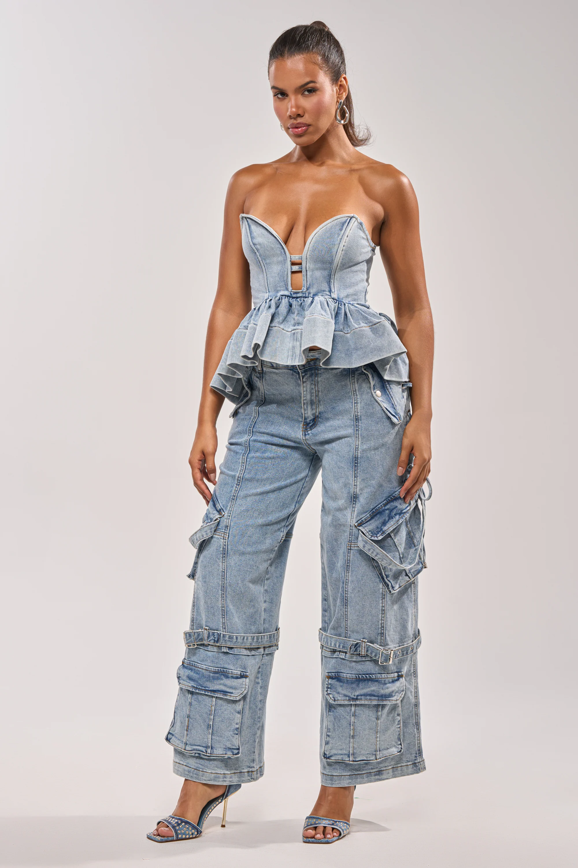 KARA DENIM BLOUSE - Image 7