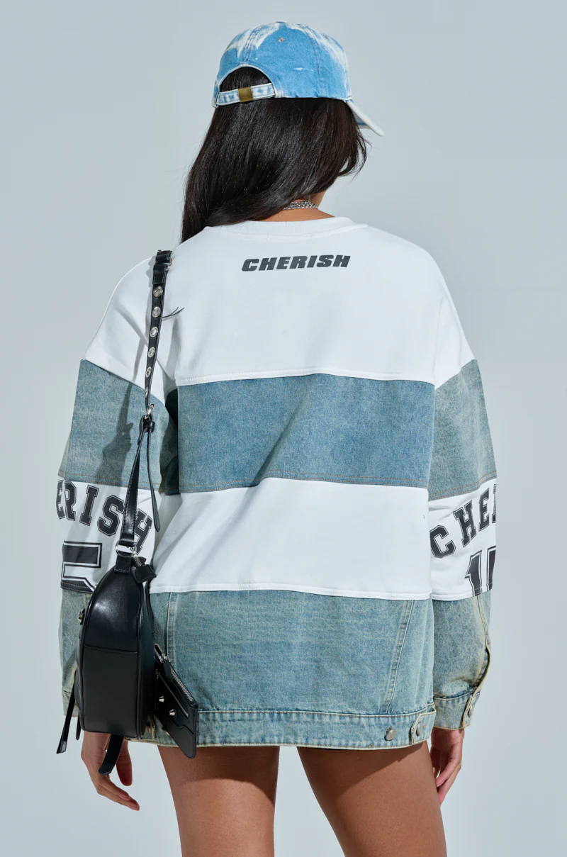 KEEP IT COOL DENIM MINI DRESS - Image 6