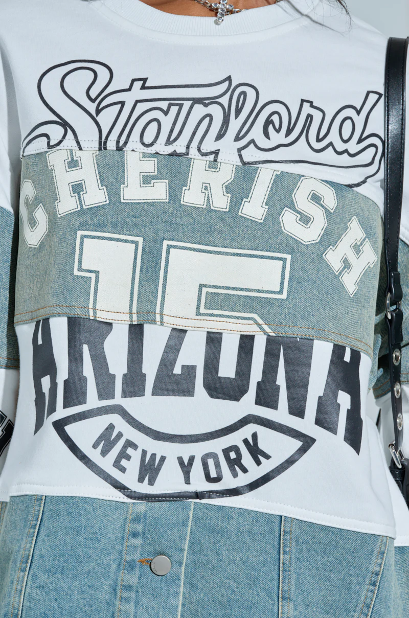 KEEP IT COOL DENIM MINI DRESS - Image 9