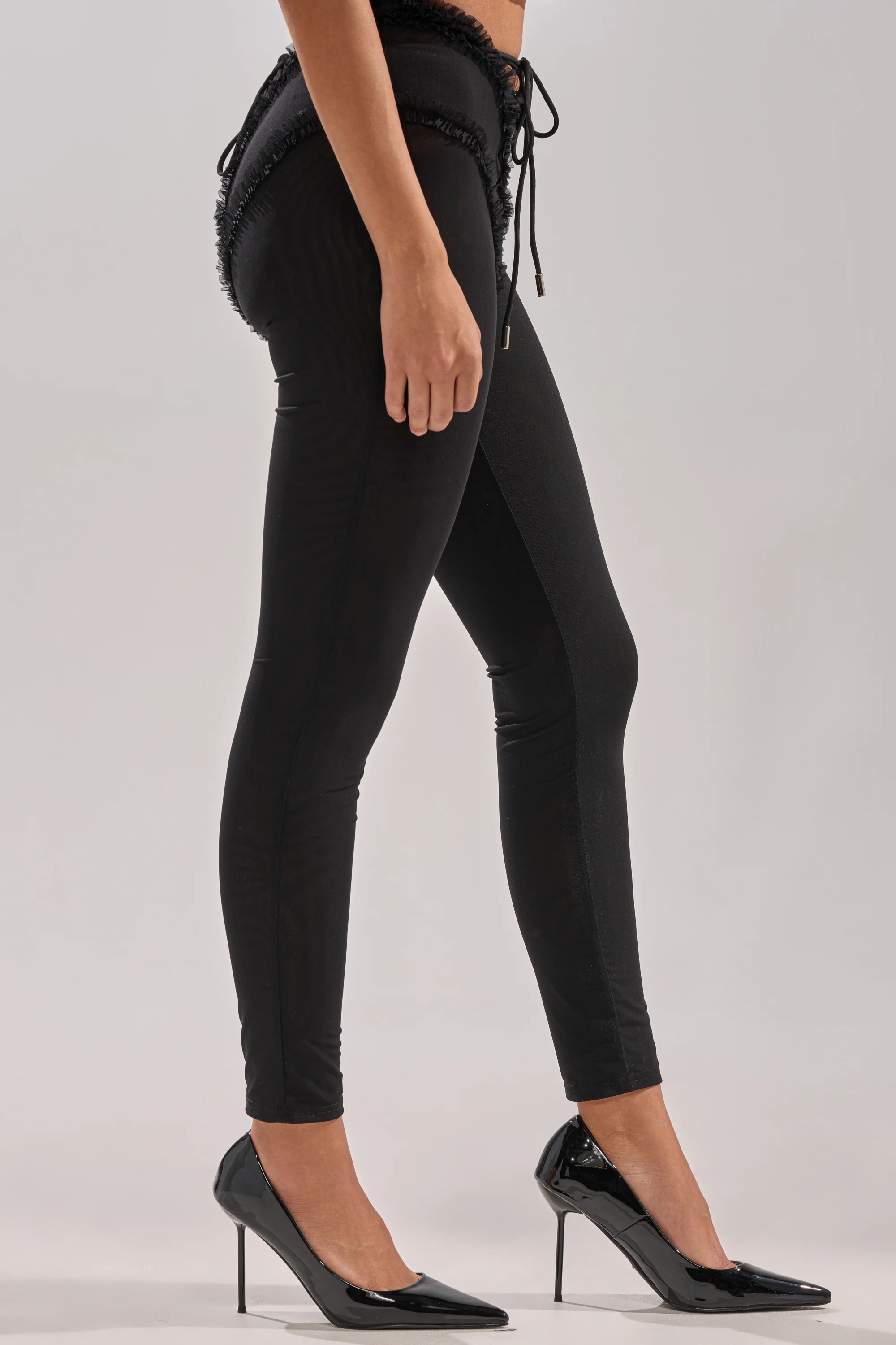KELLY MESH LACE UP LEGGING - Image 3