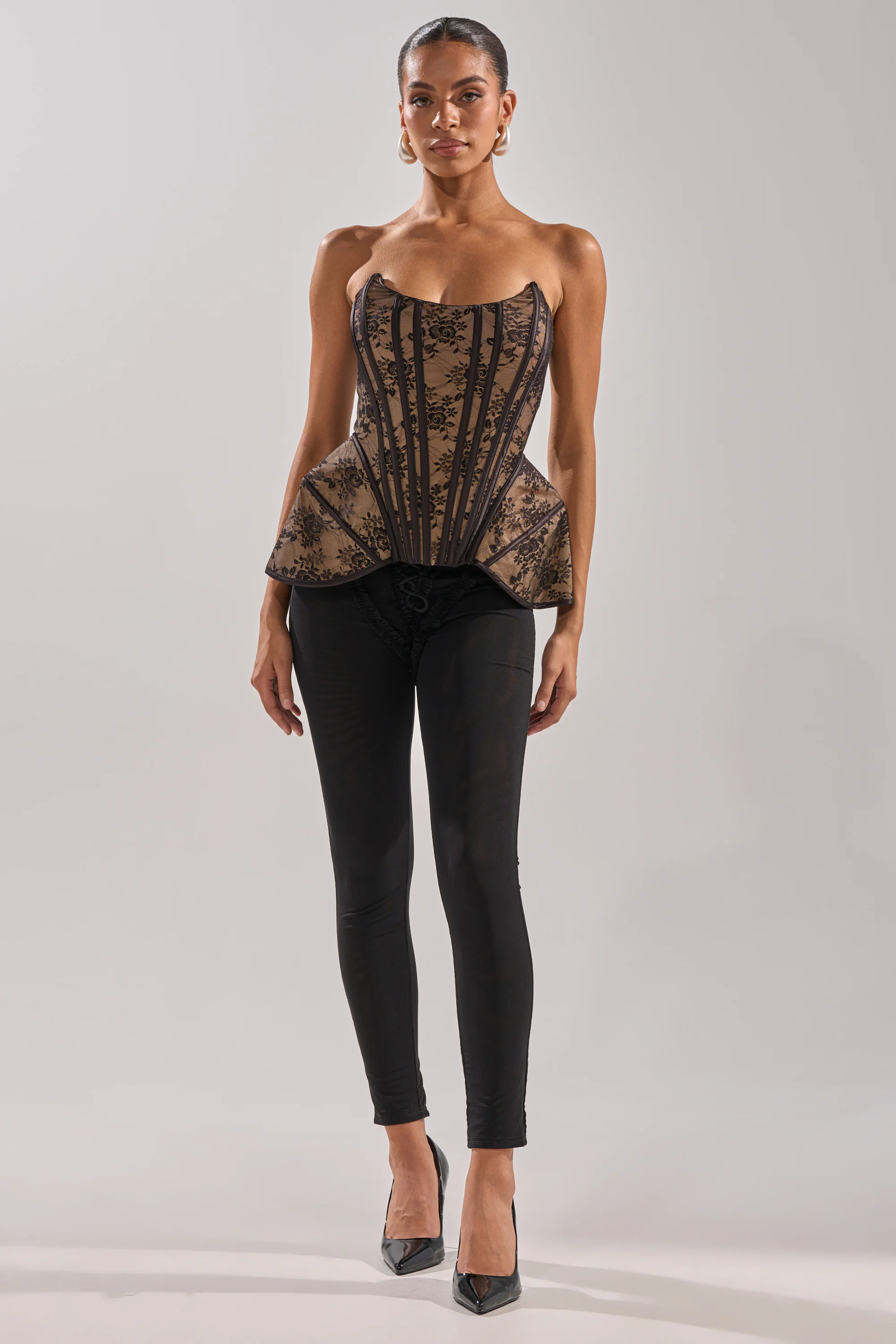 KELLY MESH LACE UP LEGGING - Image 6