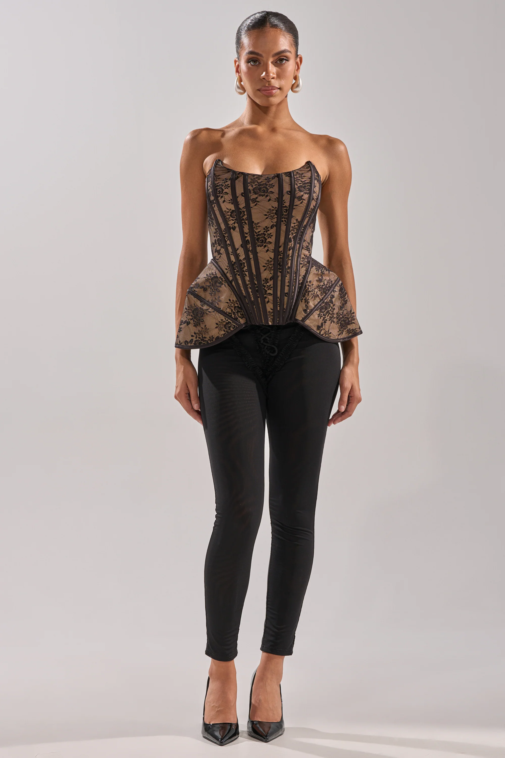 KELLY MESH LACE UP LEGGING - Image 7