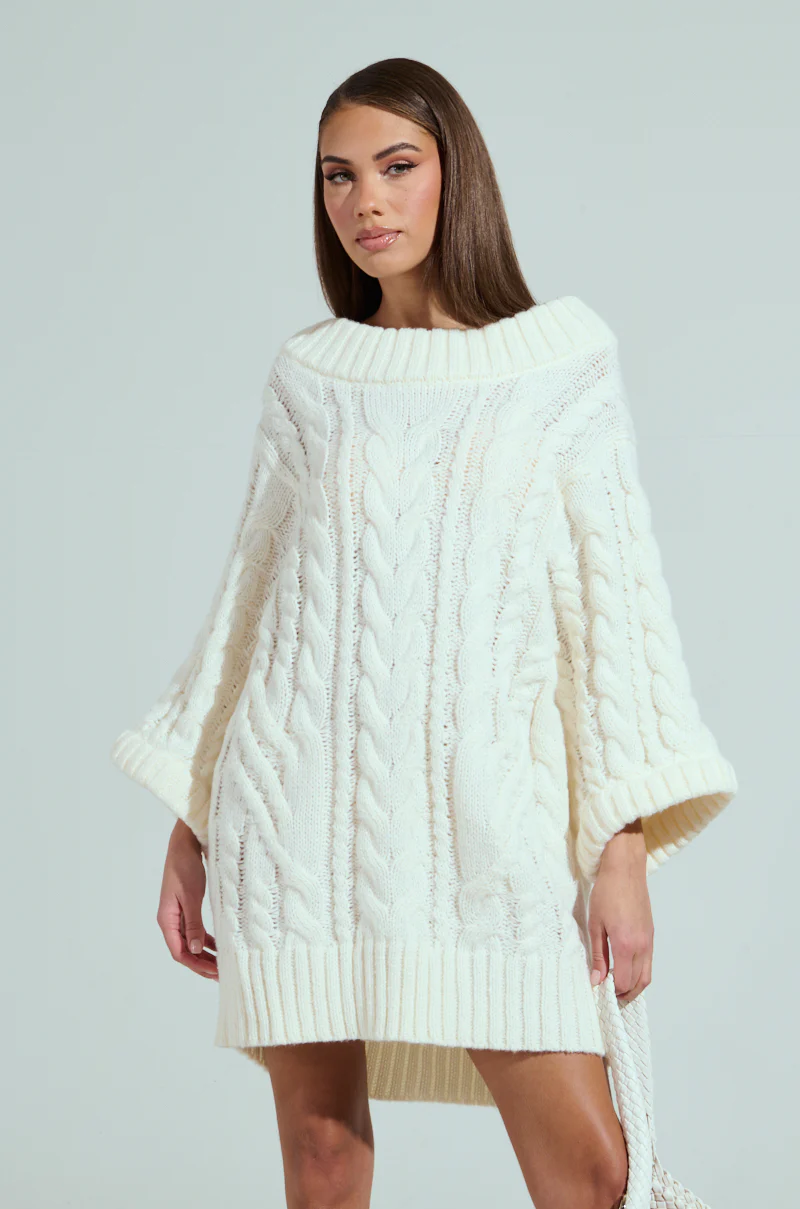 LALA LOVE YOU SWEATER DRESS - Image 3