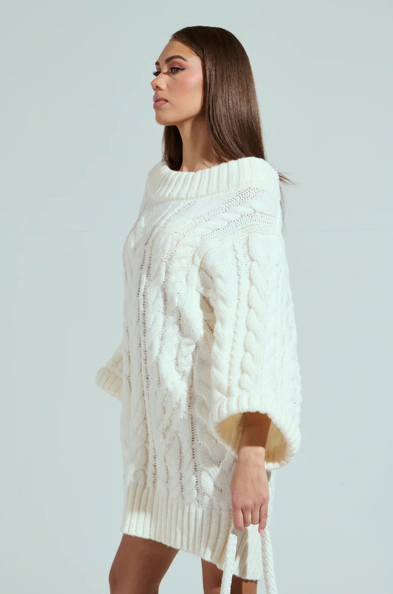 LALA LOVE YOU SWEATER DRESS - Image 4