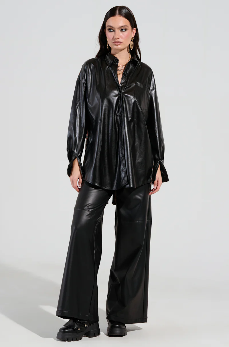 LANA BUTTON DOWN MULTI FUNCTION BLOUSE - Image 11