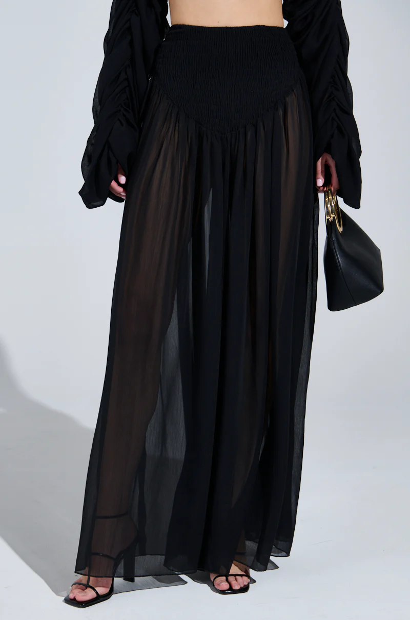 LAURA RUCHED PALAZZO PANT - Image 3