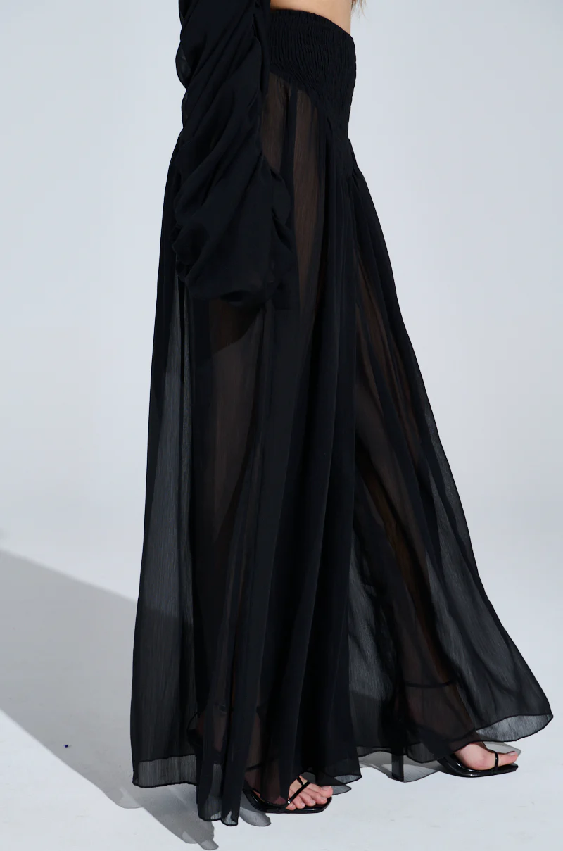 LAURA RUCHED PALAZZO PANT - Image 5