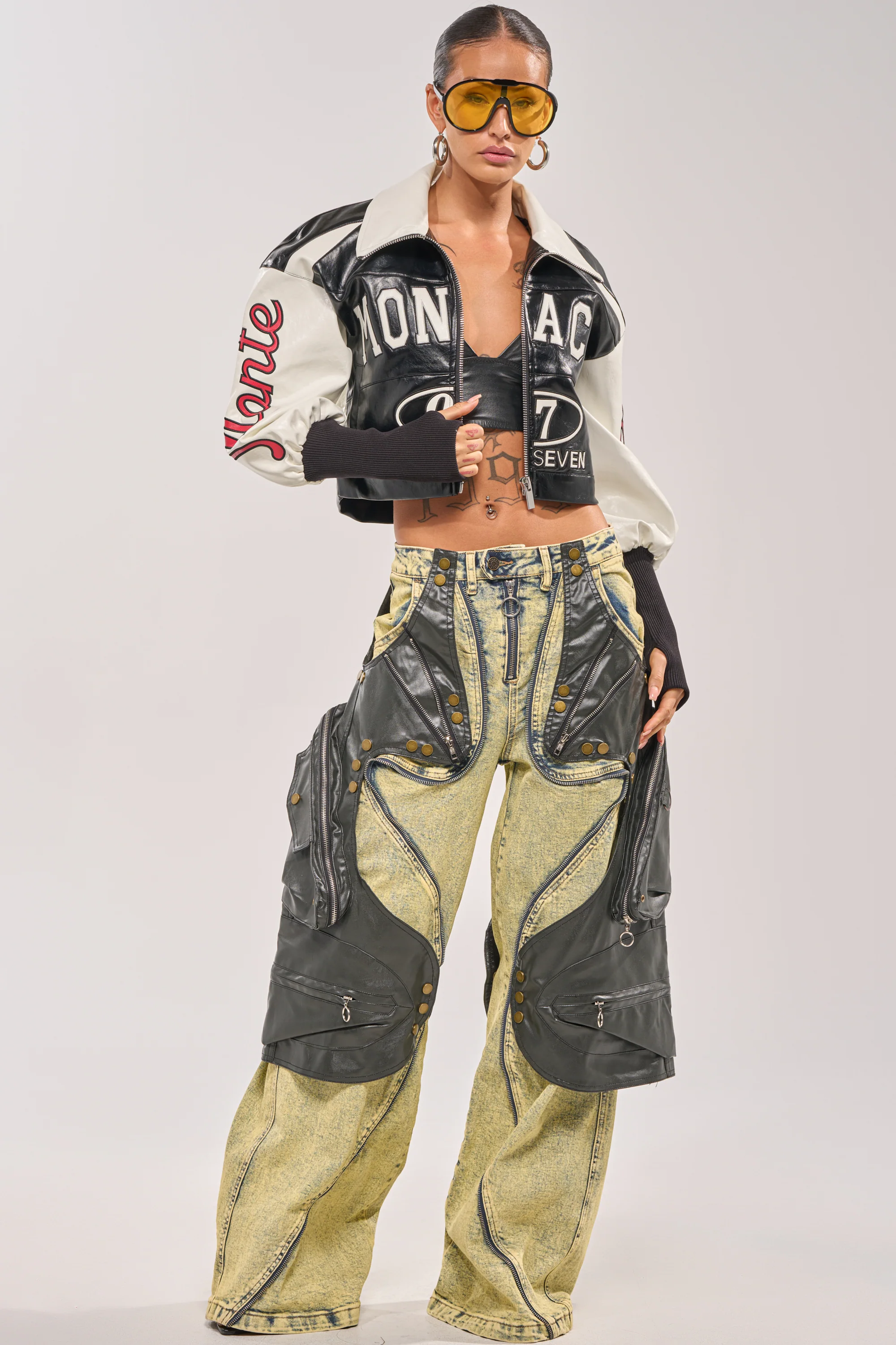 LET'S RACE EMBROIDERED BOMBER - Image 8