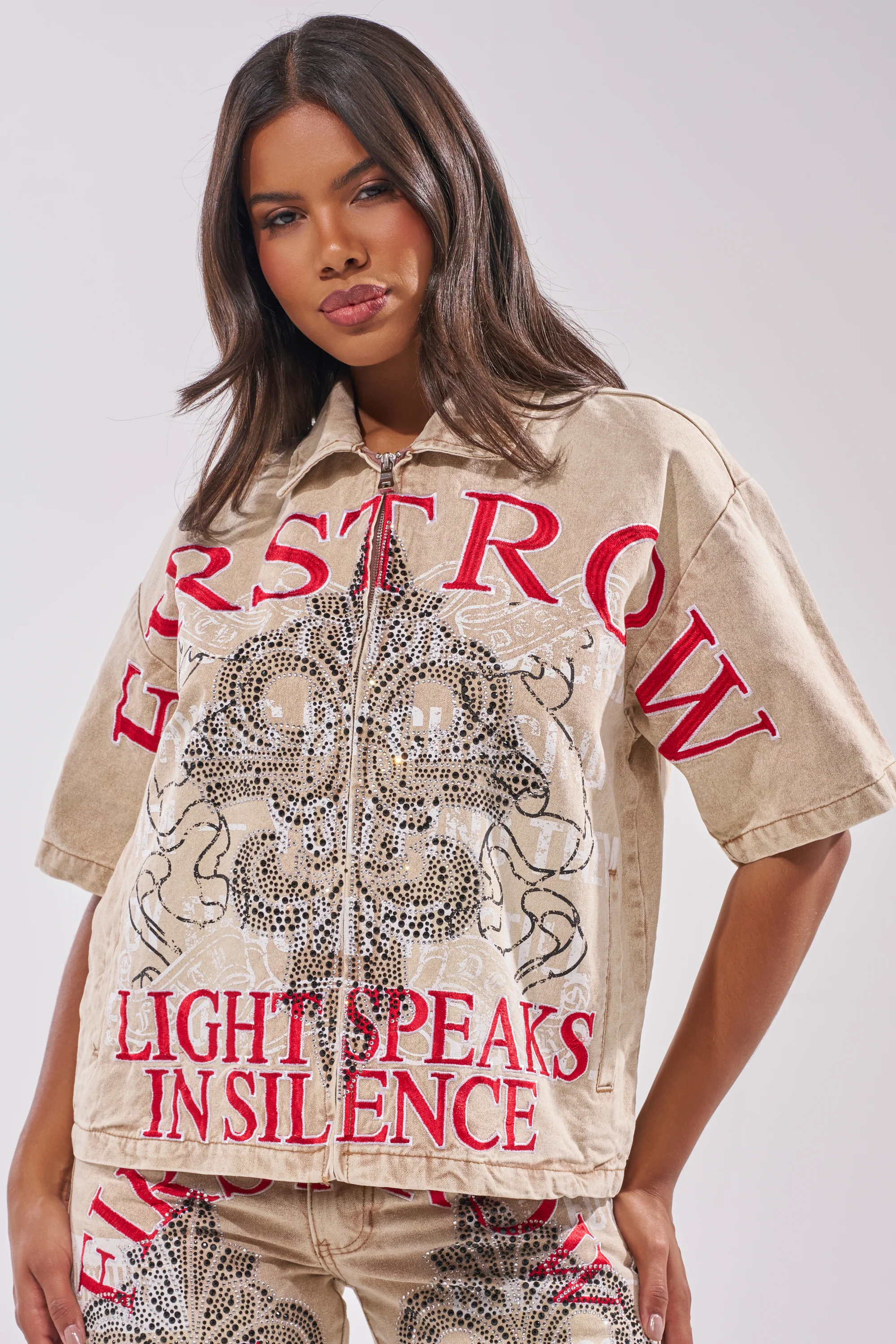 LIGHT SPEAKS IN SILENCE CANVAS SHIRT - Image 2