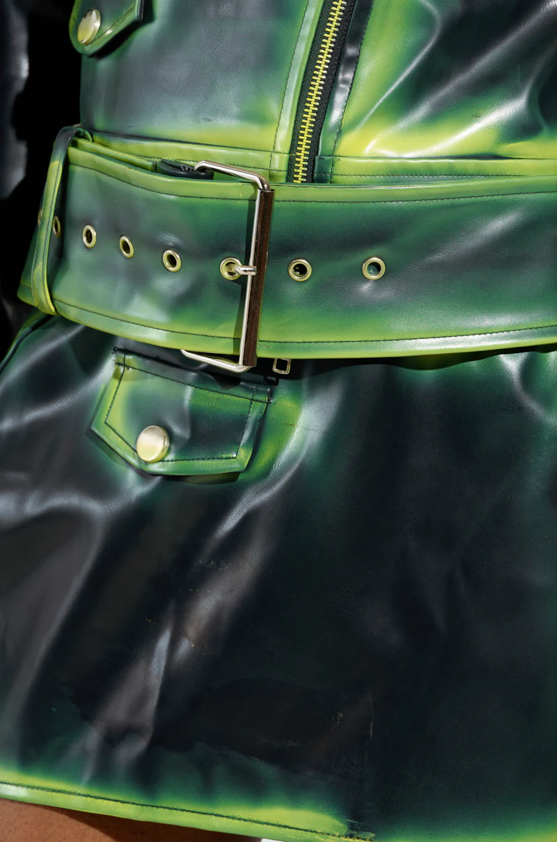 LIGHTS OUT PAINTED SEAM MINI SKIRT - Image 10