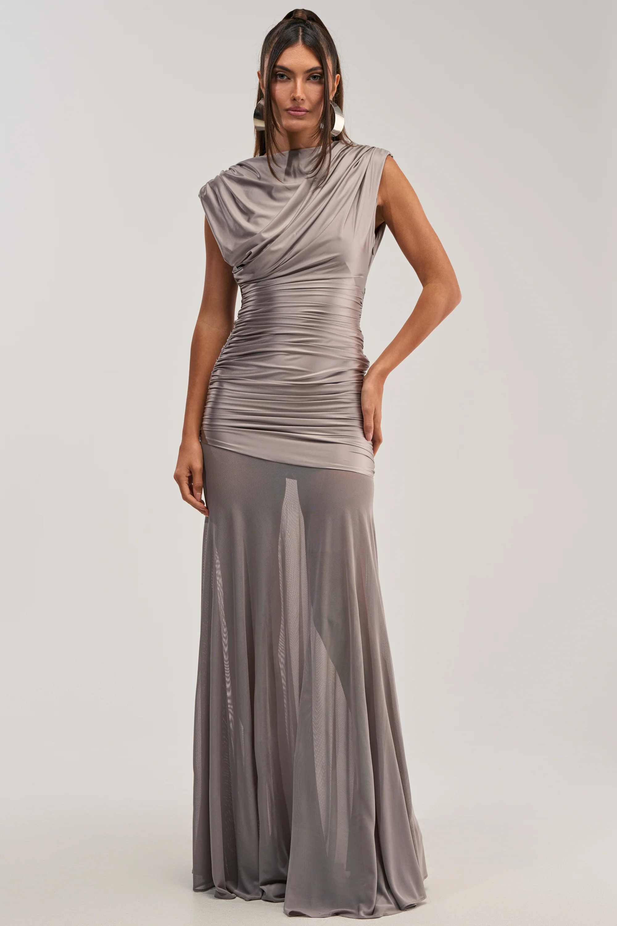 LIMITLESS SATIN MAXI DRESS - Image 2