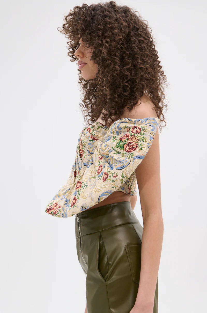 LOOK THIS WAY JACQUARD BLOUSE - Image 2