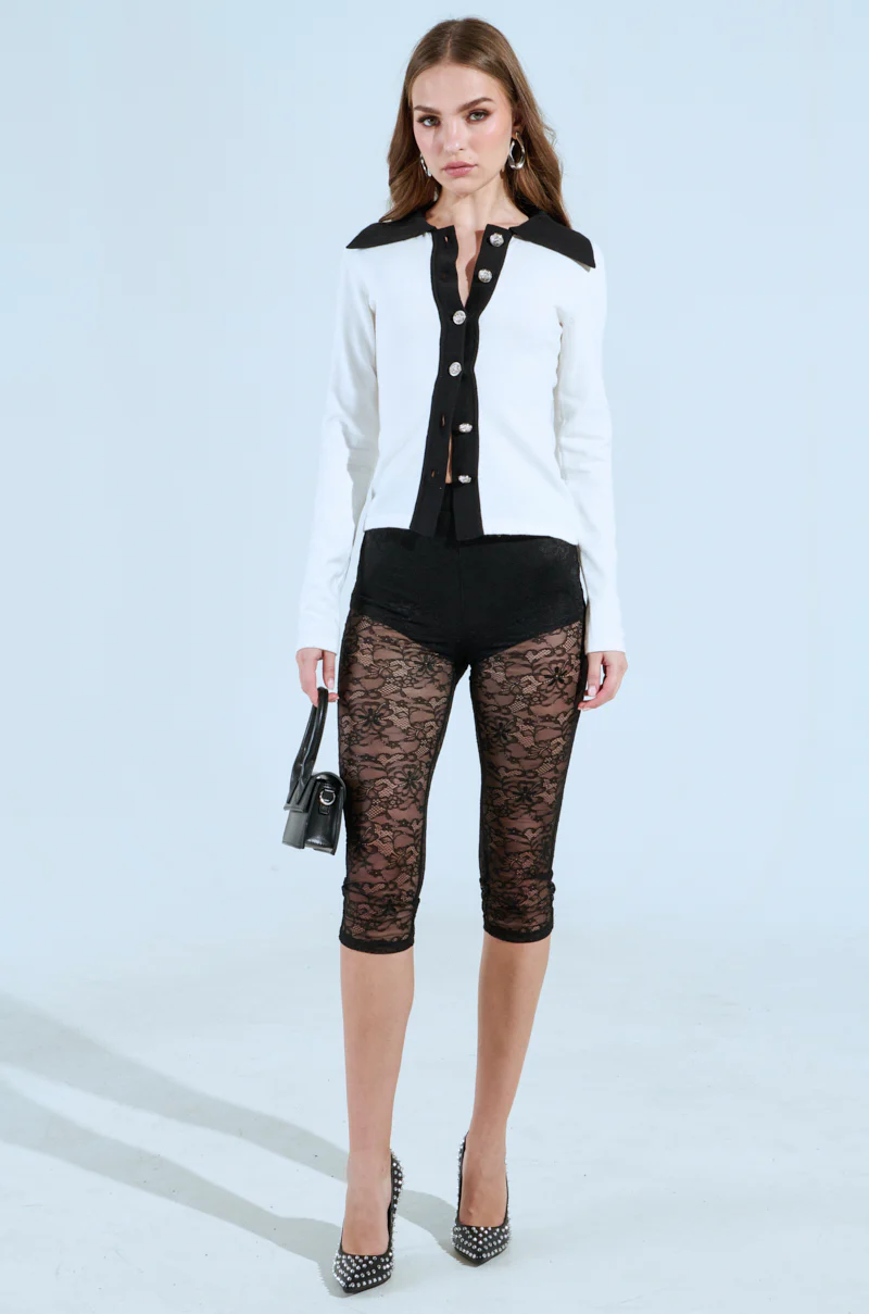 LOTTIE COLLARED LONG SLEEVE SWEATER - Image 5