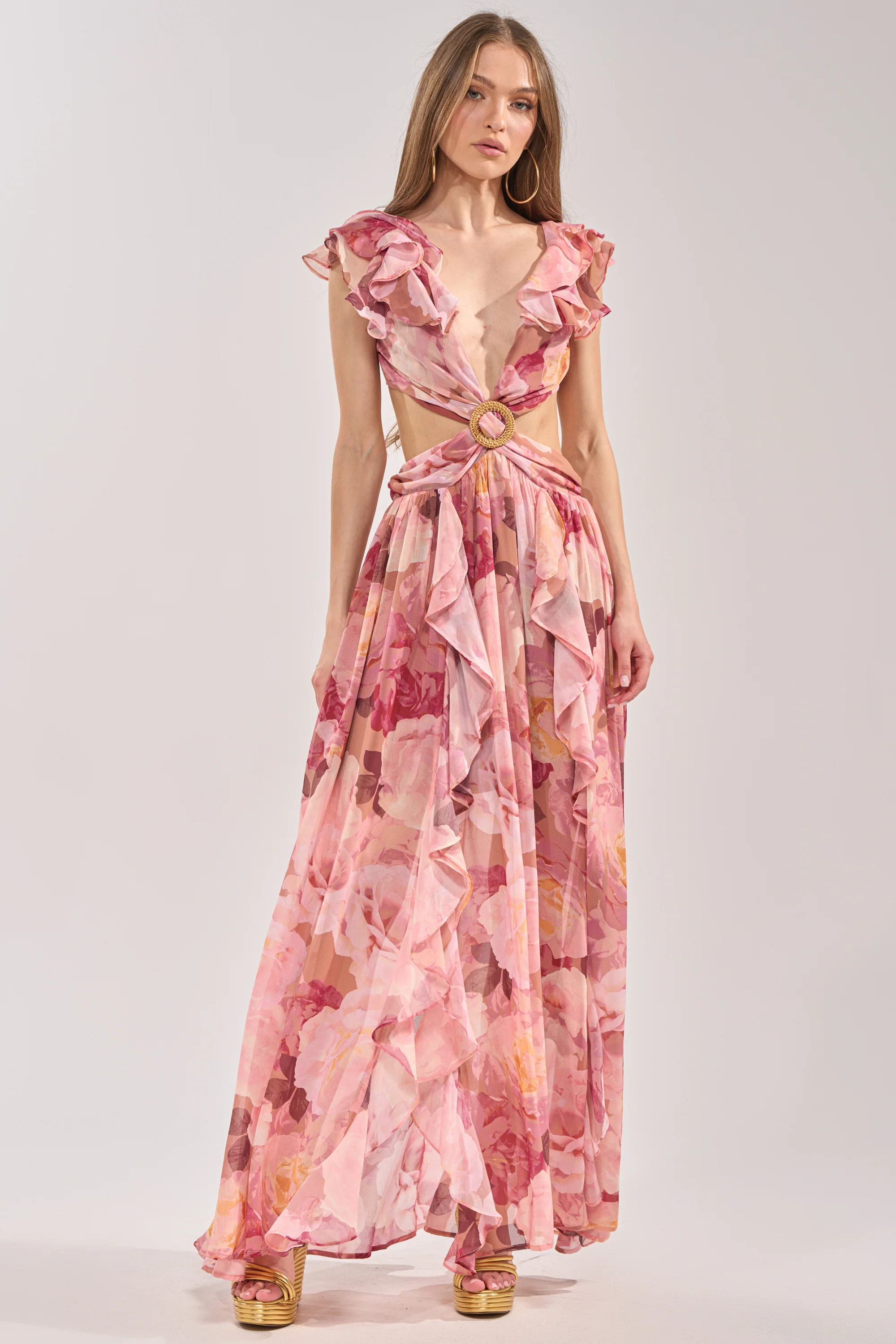 LOVE YOU LATER FLORAL MAXI DRESS - Image 2