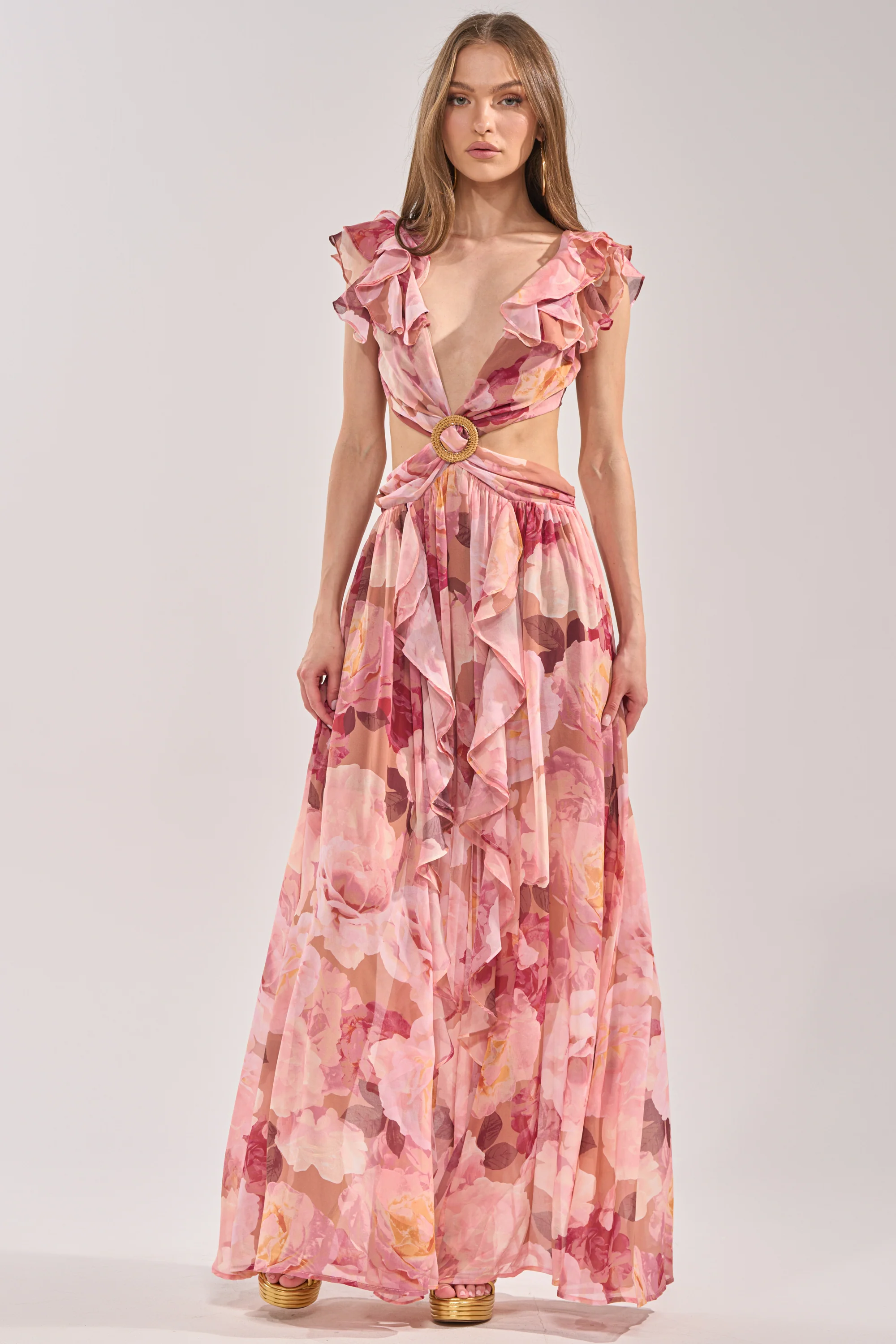 LOVE YOU LATER FLORAL MAXI DRESS - Image 3