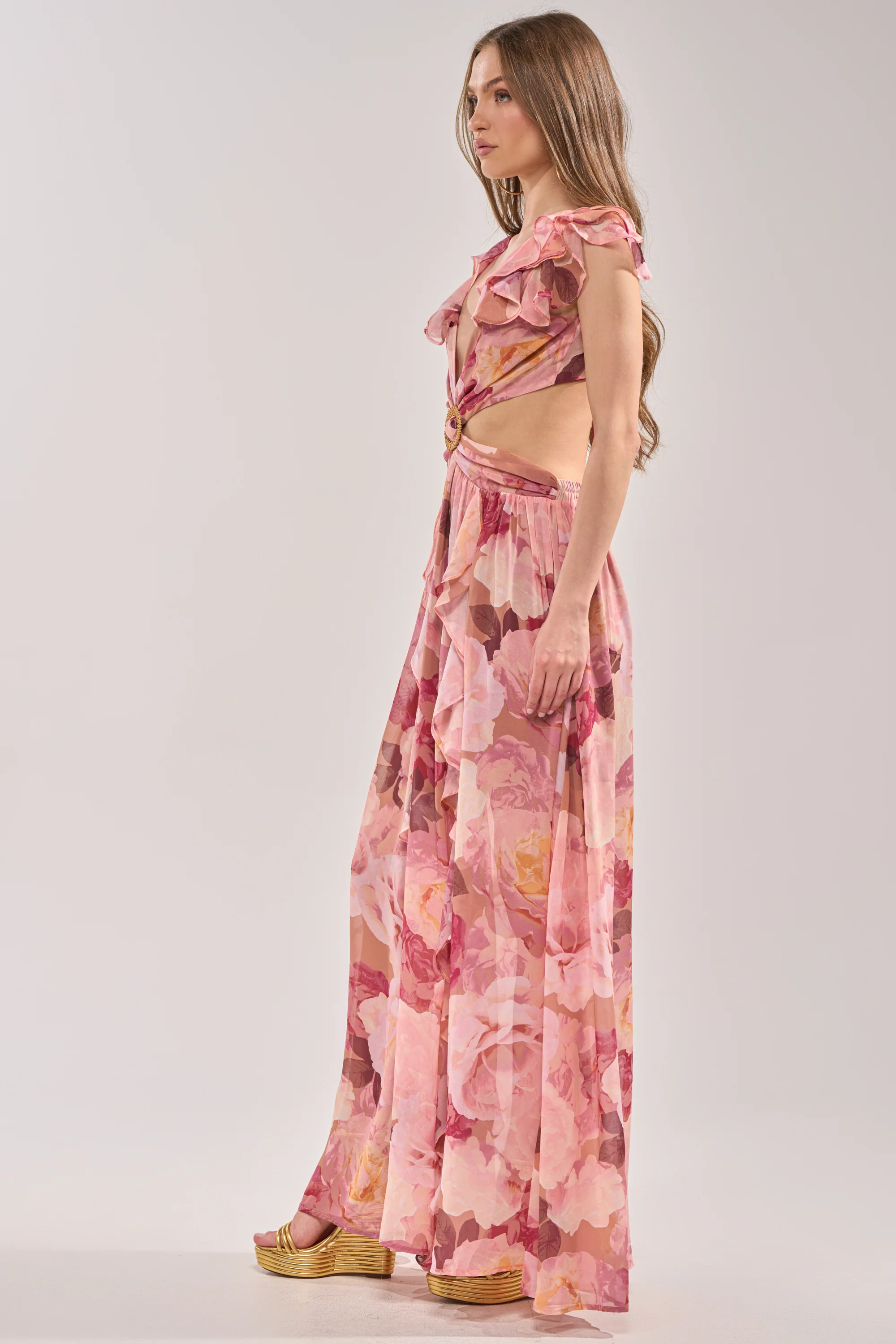 LOVE YOU LATER FLORAL MAXI DRESS - Image 4