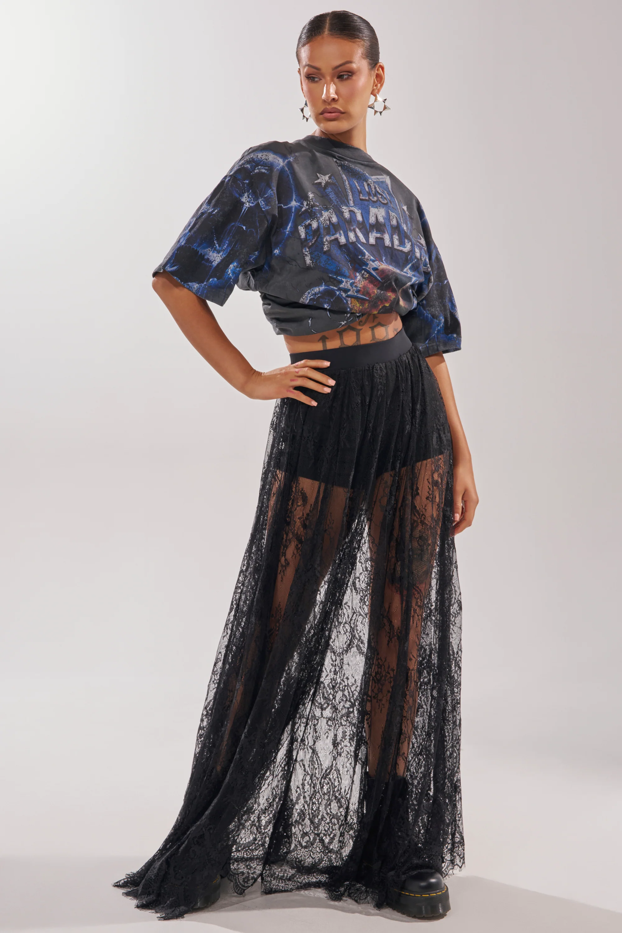 LOVELY DAYS LACE MAXI SKIRT - Image 7