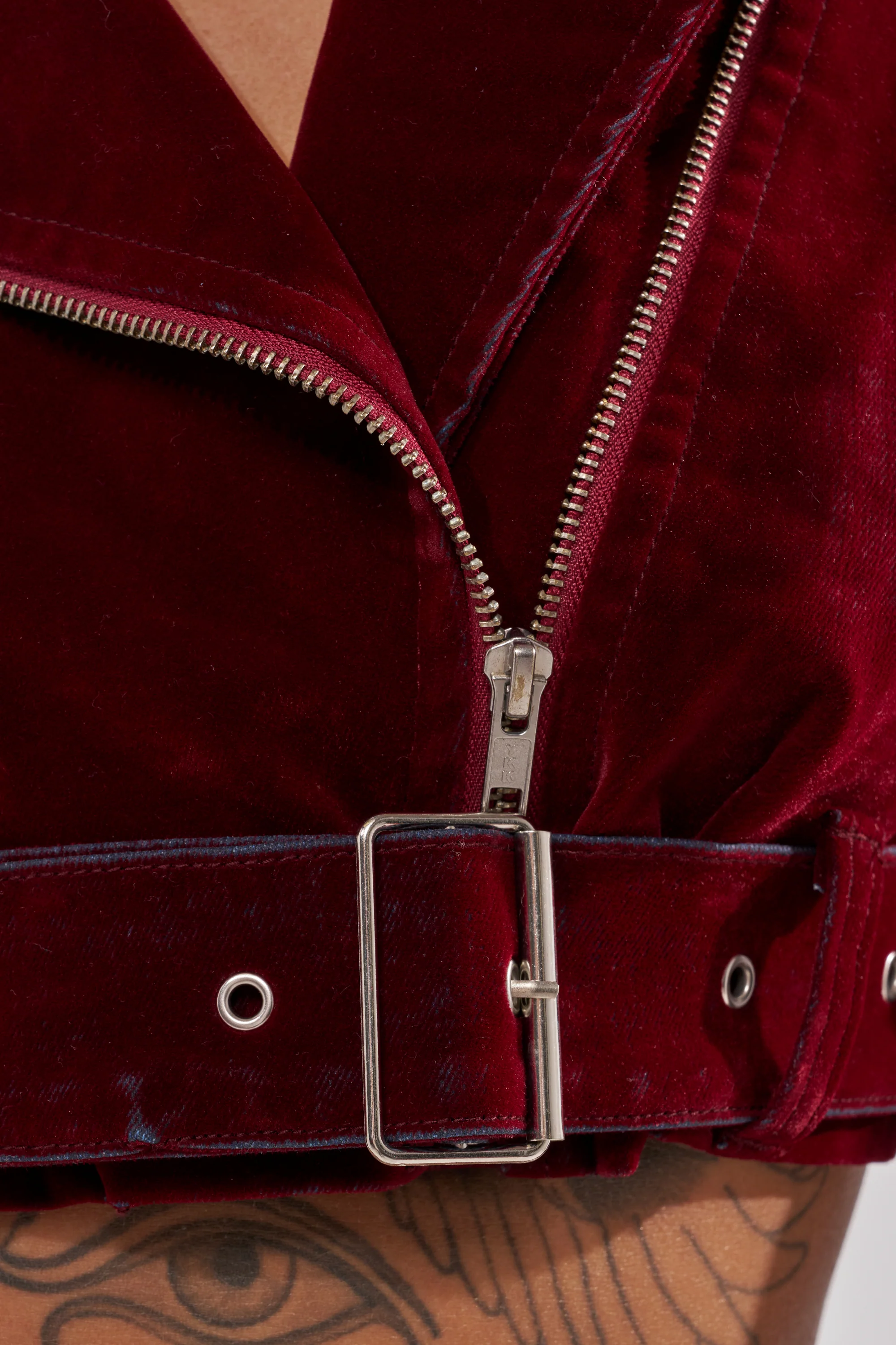 LULU VELVET DENIM MOTO - Image 10