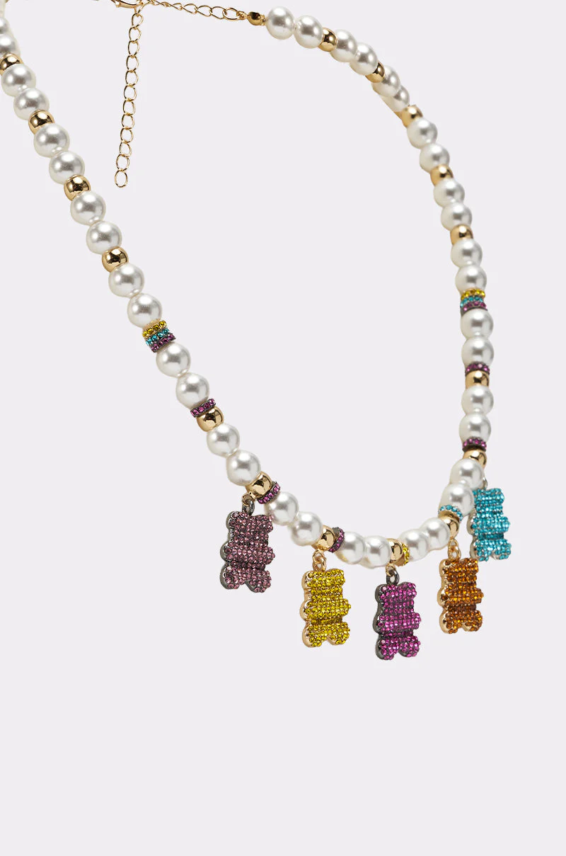 LUXE BEAR CHARM NECKLACE - Image 5