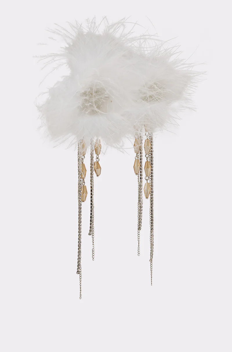 LUXE LIVING FEATHER EARRING - Image 3