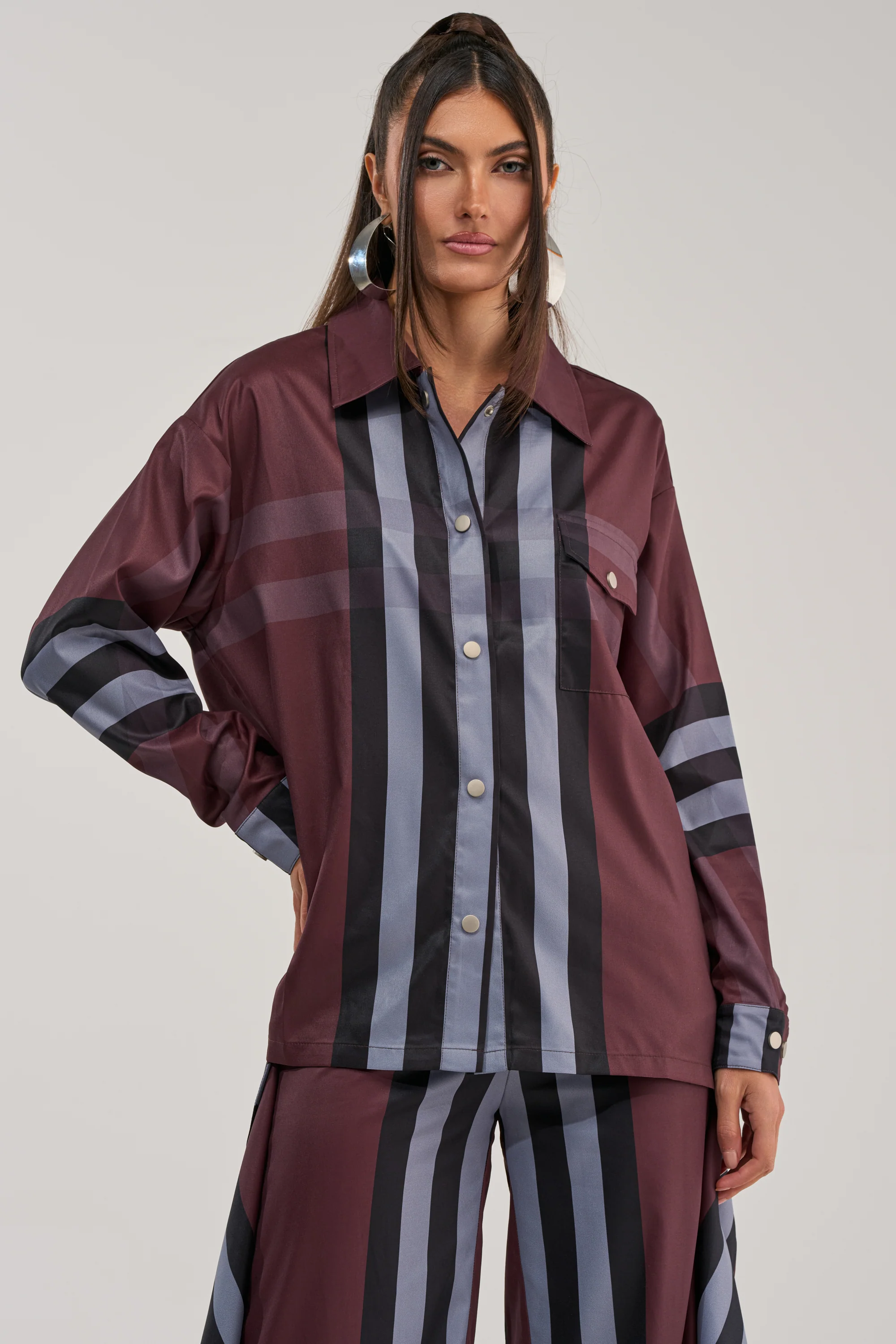 LUXURY LIFE PLAID BUTTON DOWN - Image 2