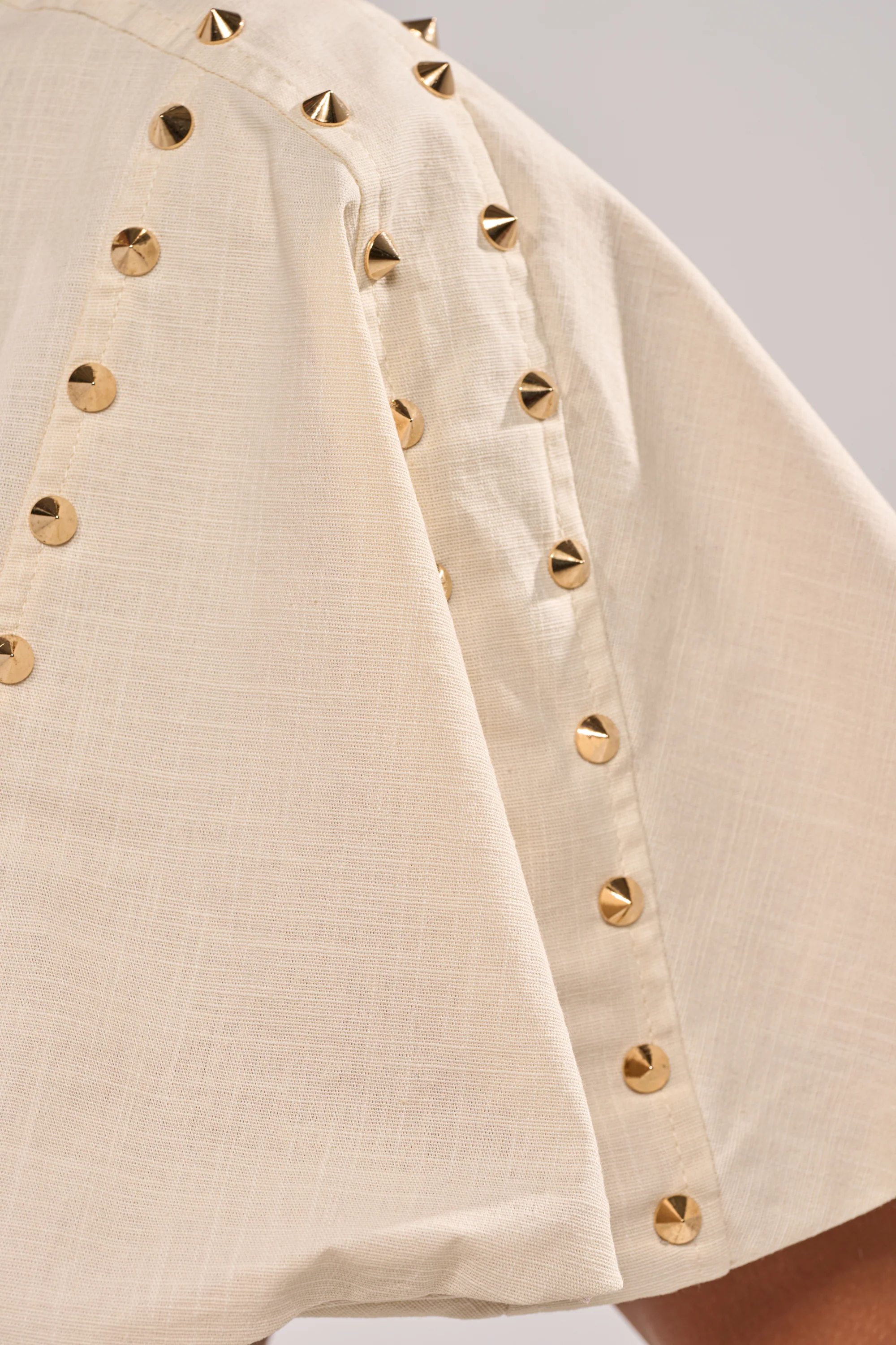 MAEVE LINEN STUDDED BLOUSE - Image 7