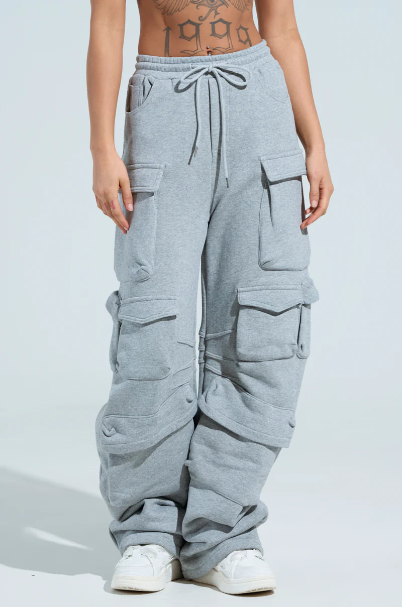 MAYBE NEXT YEAR CARGO WIDE LEG JOGGER - Image 3