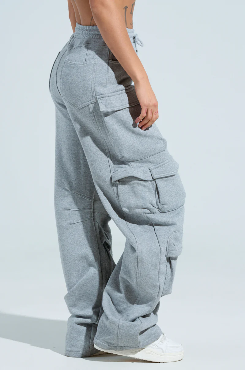 MAYBE NEXT YEAR CARGO WIDE LEG JOGGER - Image 4