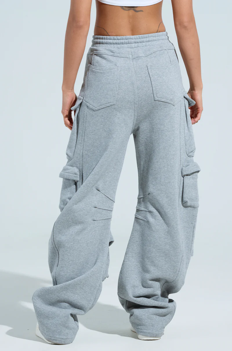 MAYBE NEXT YEAR CARGO WIDE LEG JOGGER - Image 5
