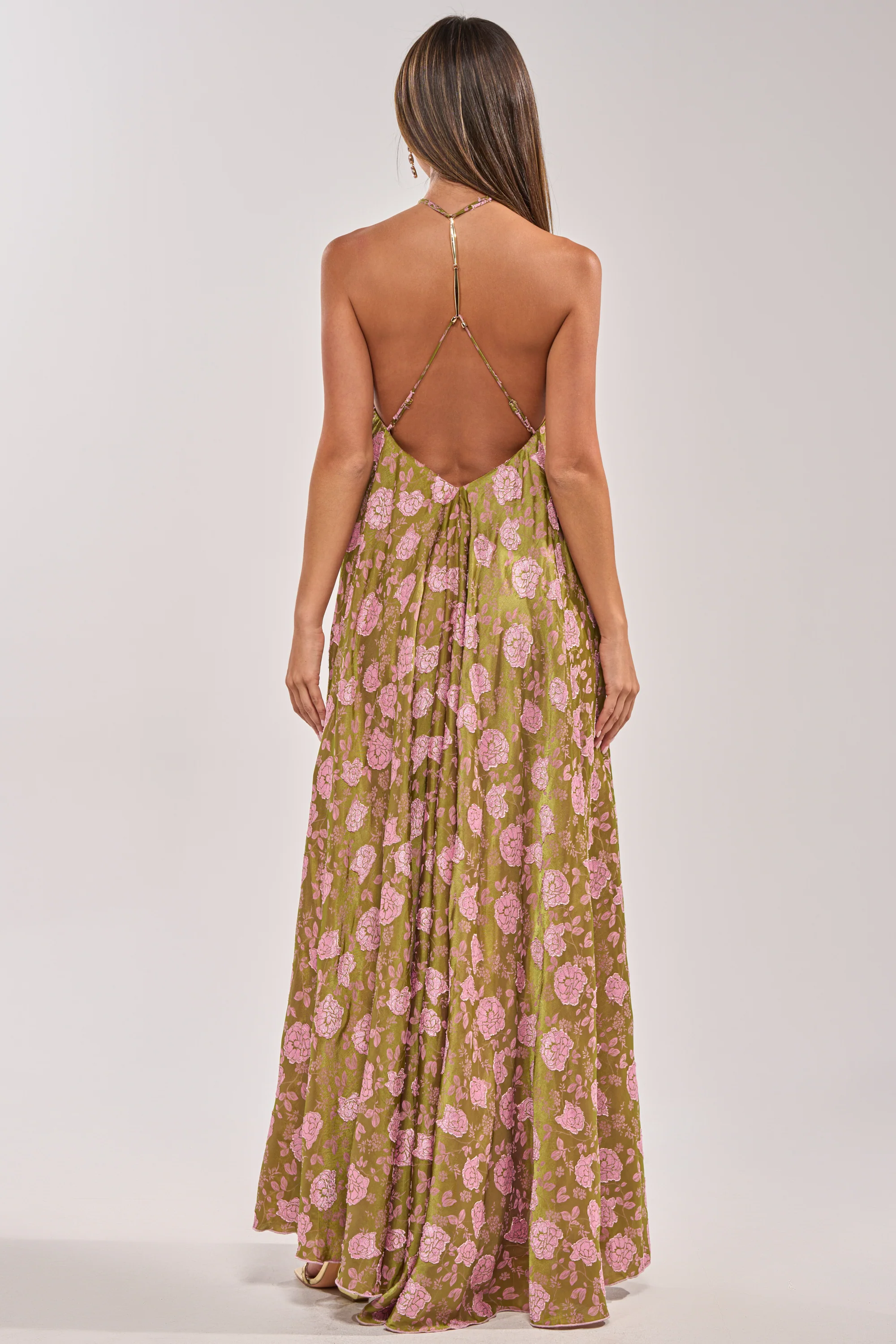 MIDNIGHT GARDEN FLORAL MAXI DRESS - Image 5