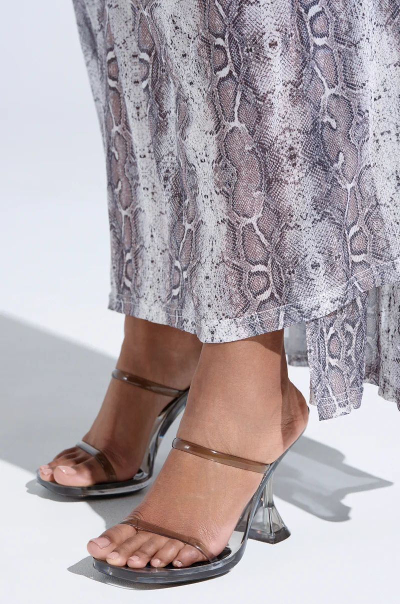 MINA BLACK JELLY SANDAL - Image 2