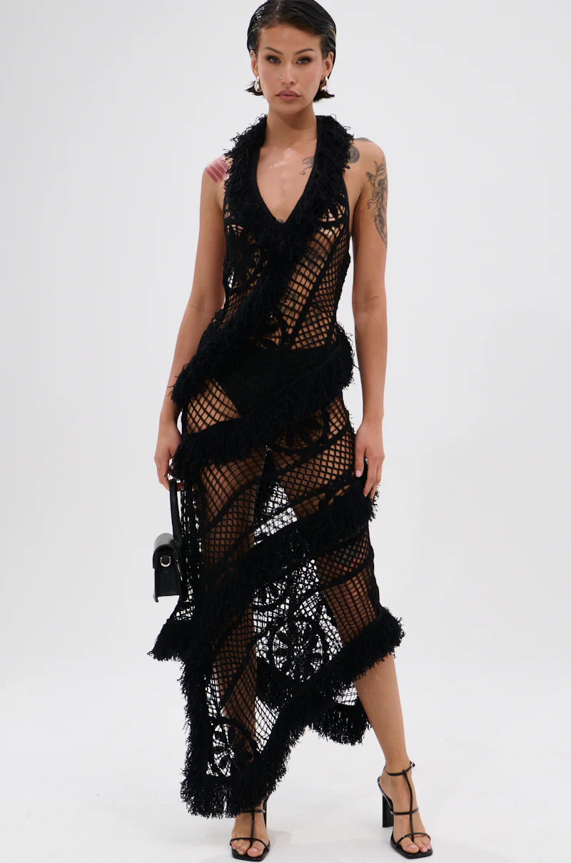 MOMENTS IN TIME CROCHET MAXI DRESS - Image 2