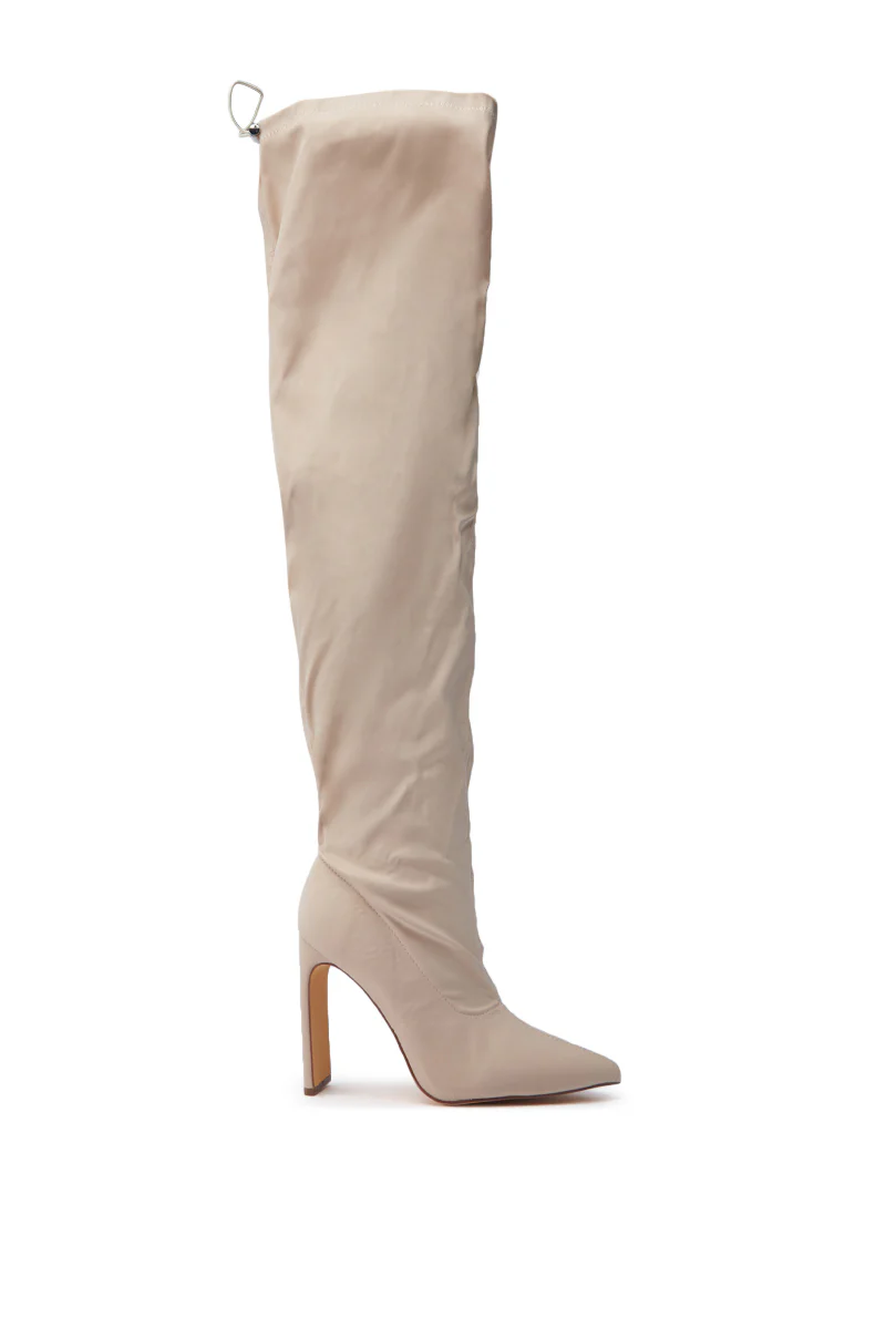 MONTAGE BEIGE STILETTO BOOT - Image 4