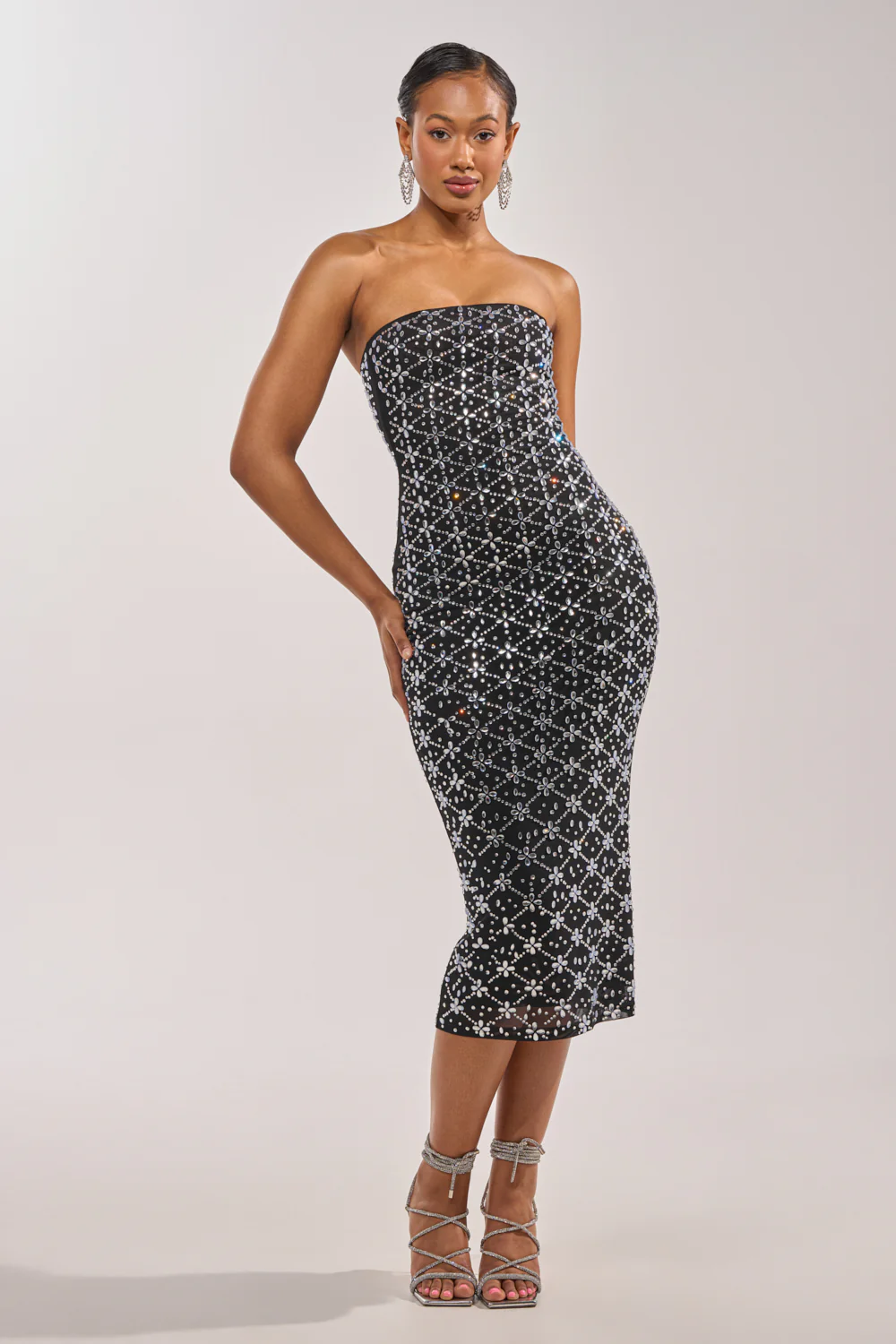 MORE THE MERRIER EMBELLISHED MAXI DRESS - Image 2