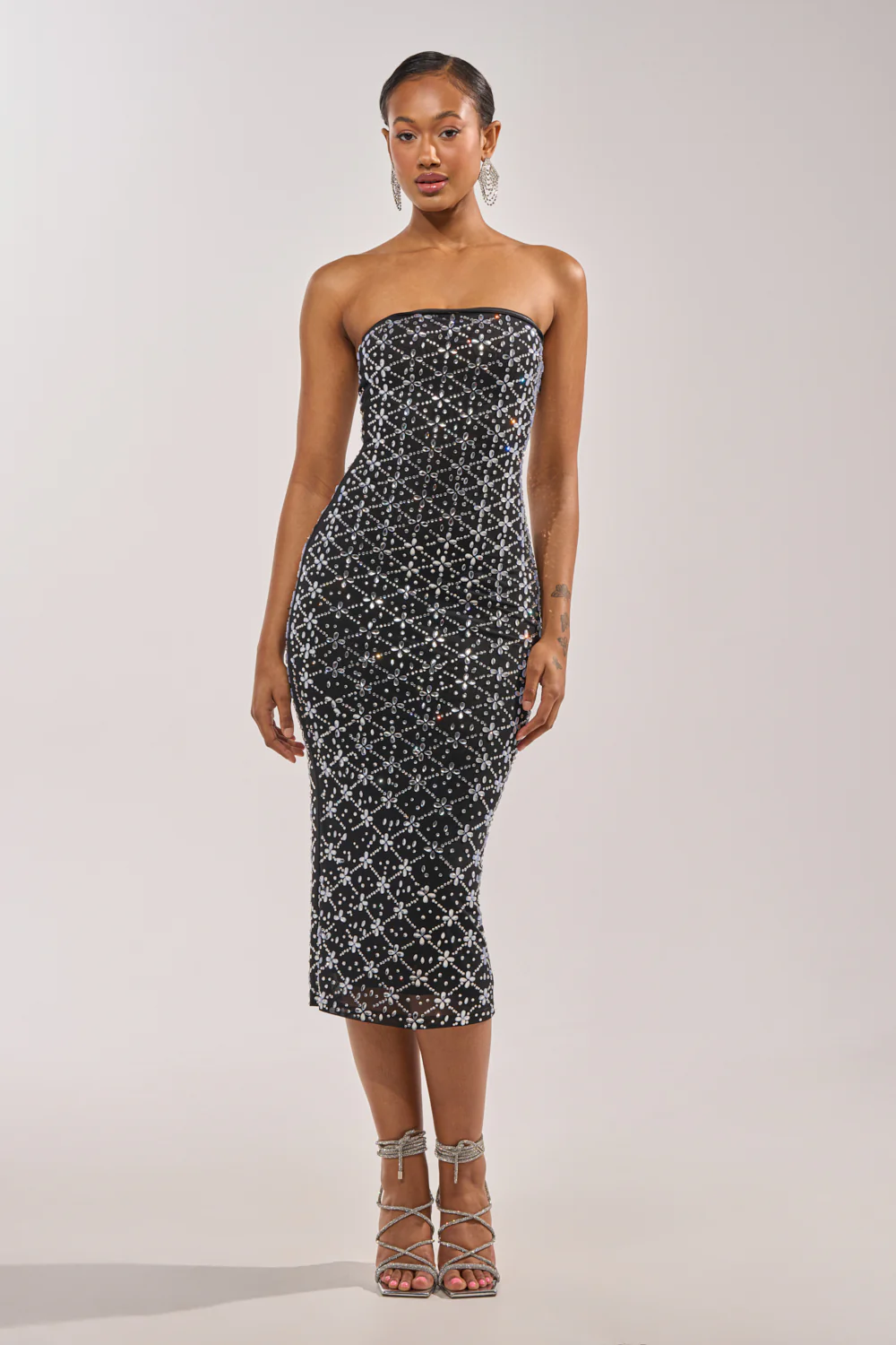 MORE THE MERRIER EMBELLISHED MAXI DRESS - Image 5