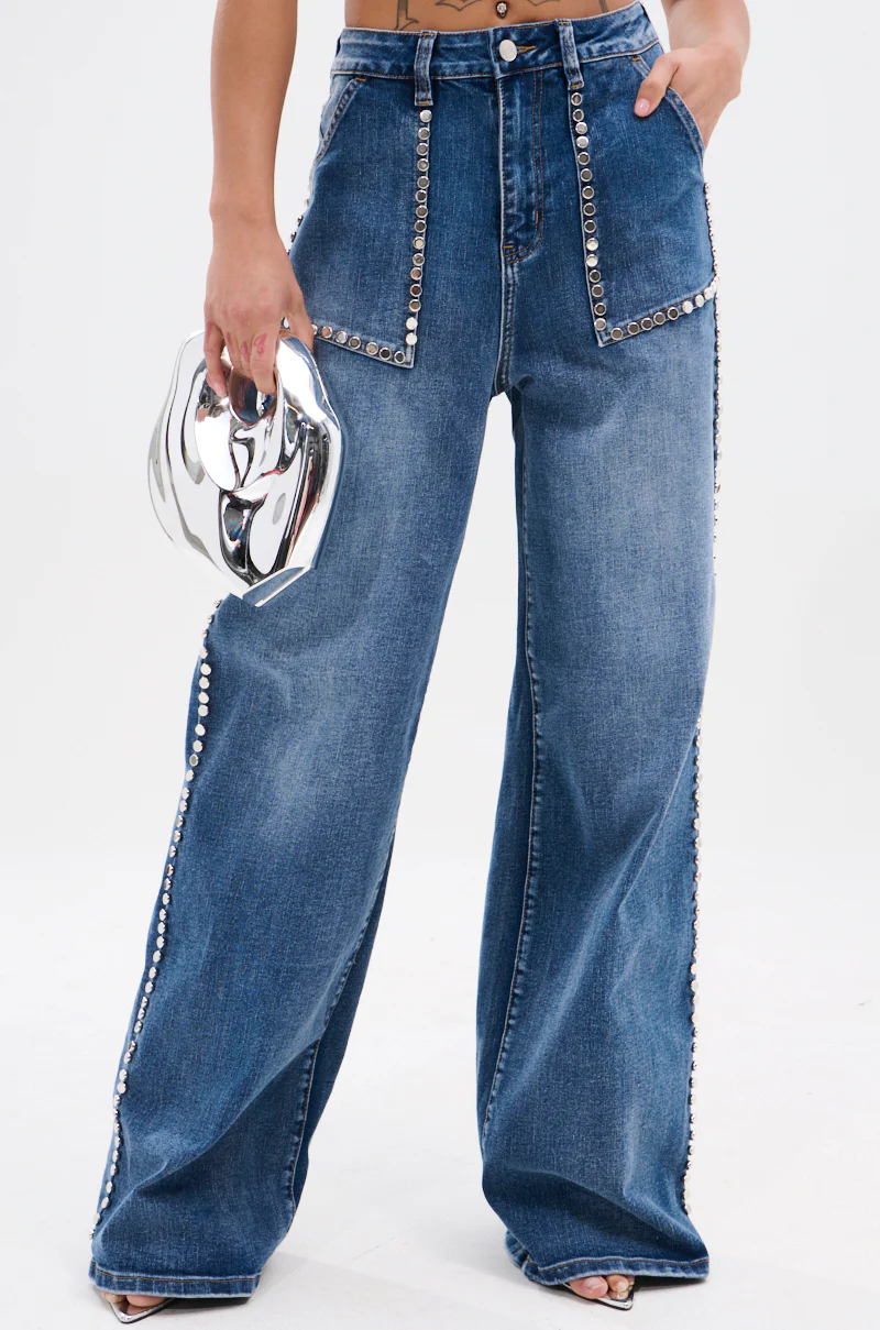 MY OWN THING STUDDED DENIM - Image 2