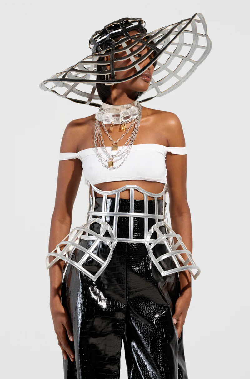 IM OFF THE GRID BLACK SILVER HAT - Image 2