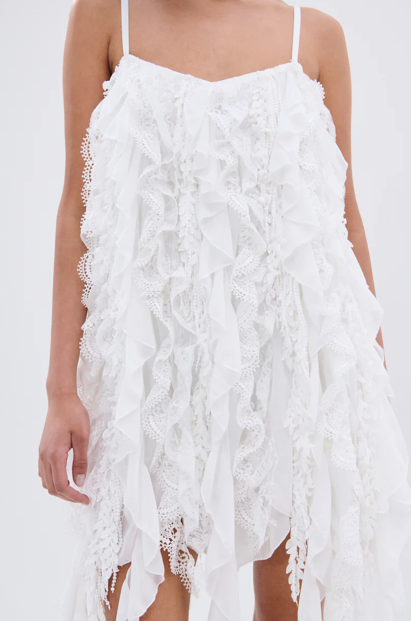 NEVER MET A GIRL LIKE ME RUFFLE MINI DRESS - Image 7